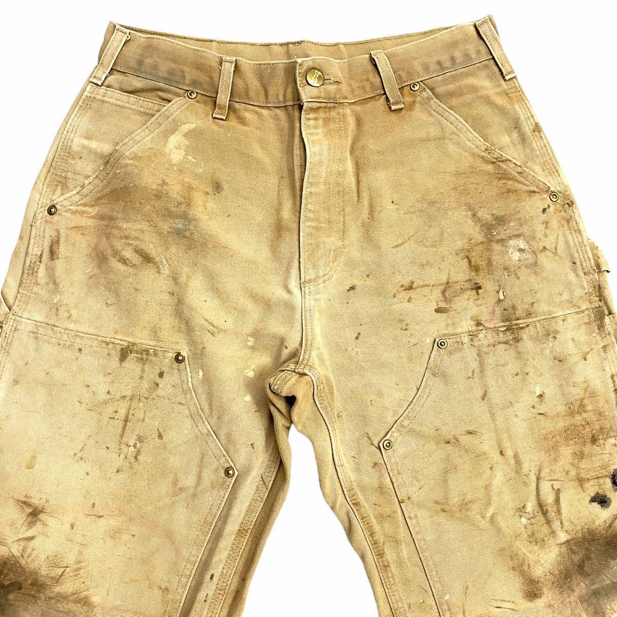 Carhartt × Vintage 💥 CARHARTT DOUBLE KNEE WORKPANT DESTROYED THRASHED Size US 30 / EU 46 - 5 Thumbnail