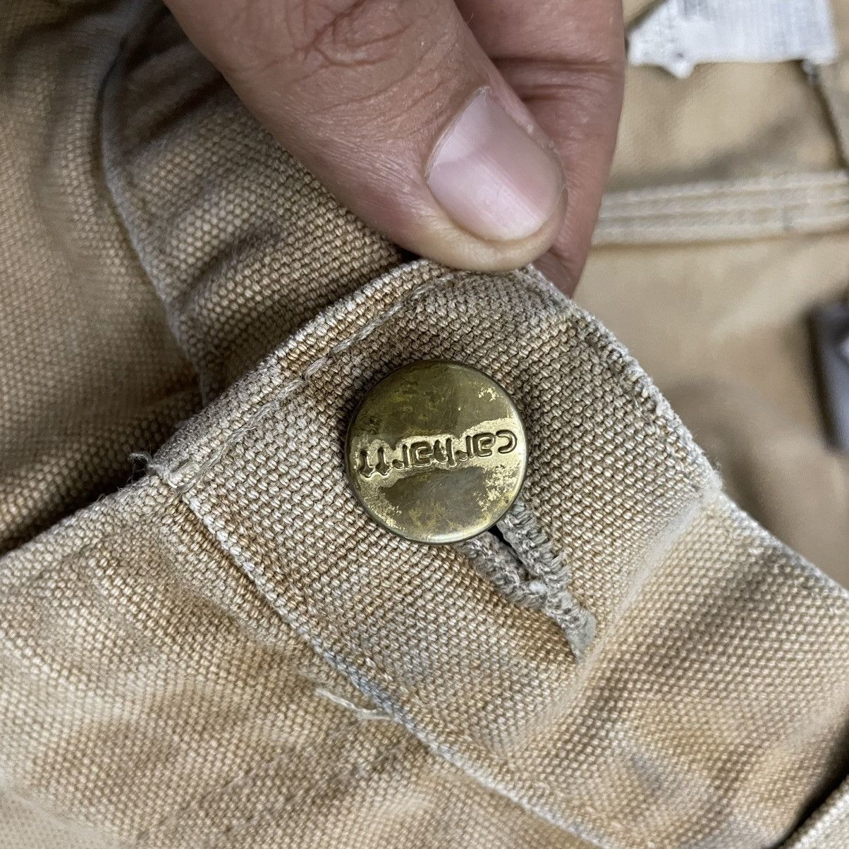 Carhartt × Vintage 💥 CARHARTT DOUBLE KNEE WORKPANT DESTROYED THRASHED Size US 30 / EU 46 - 7 Thumbnail