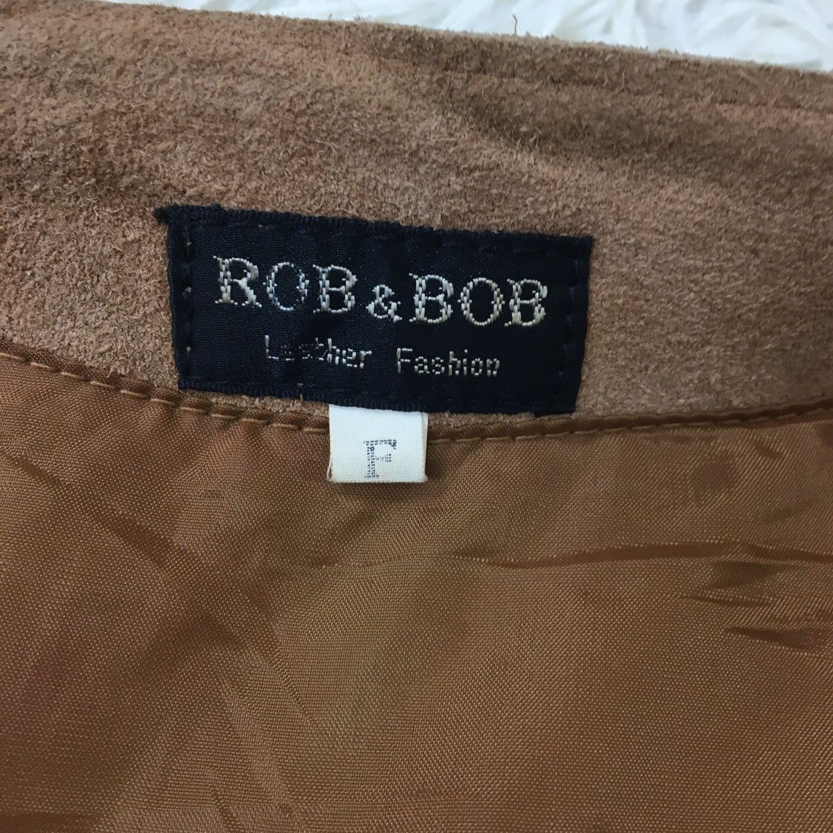 American Apparel ROB & BOB Suede Leather Tactical Vest Size US M / EU 48-50 / 2 - 9 Thumbnail