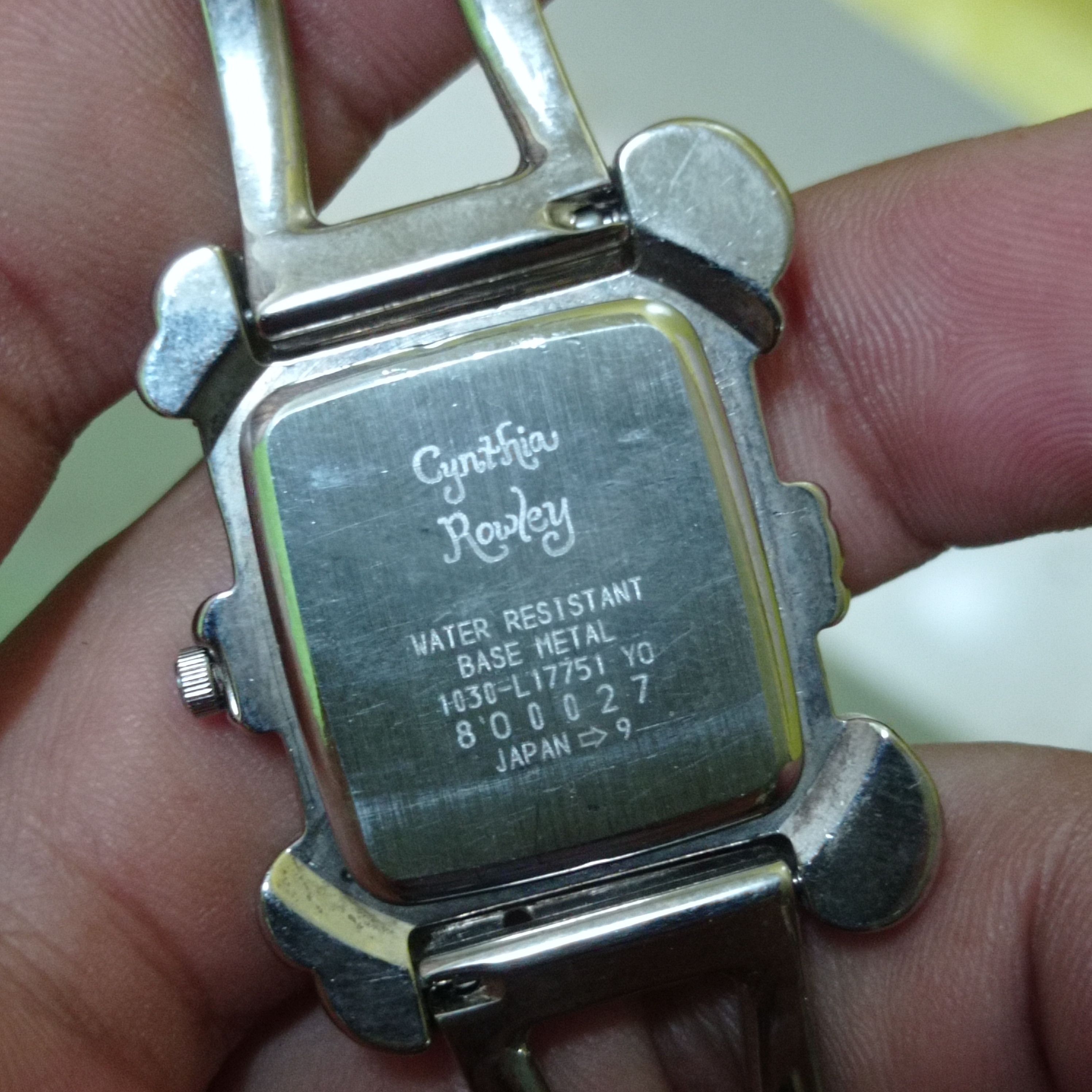 Cynthia Rowley × Japanese Brand Vintage CYNTHIA ROWLEY (1030-L17751 YO) JAPAN LADIES WATCH Size ONE SIZE - 1 Thumbnail