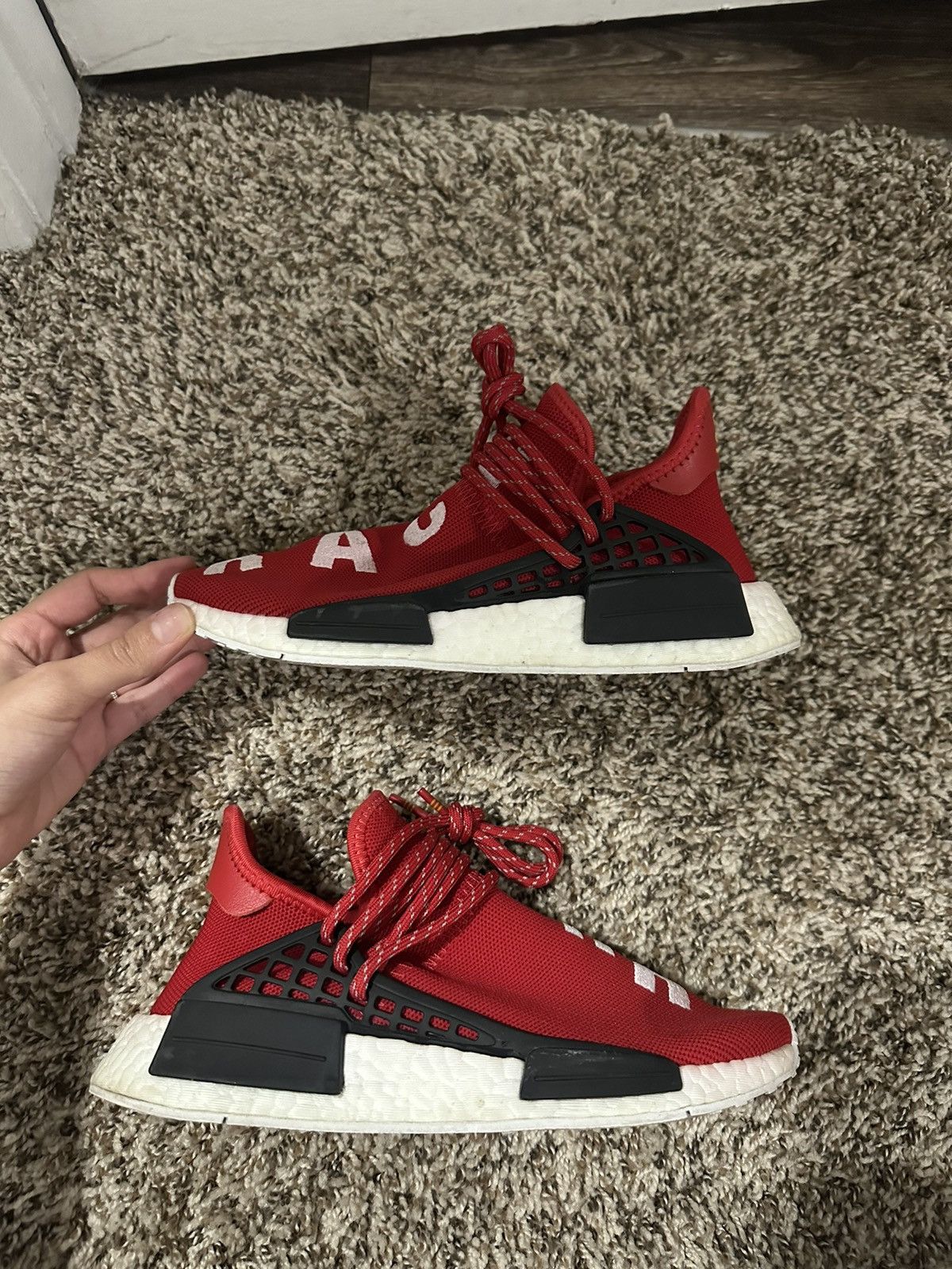 Adidas Pharrell X Nmd Human Race Red Grailed