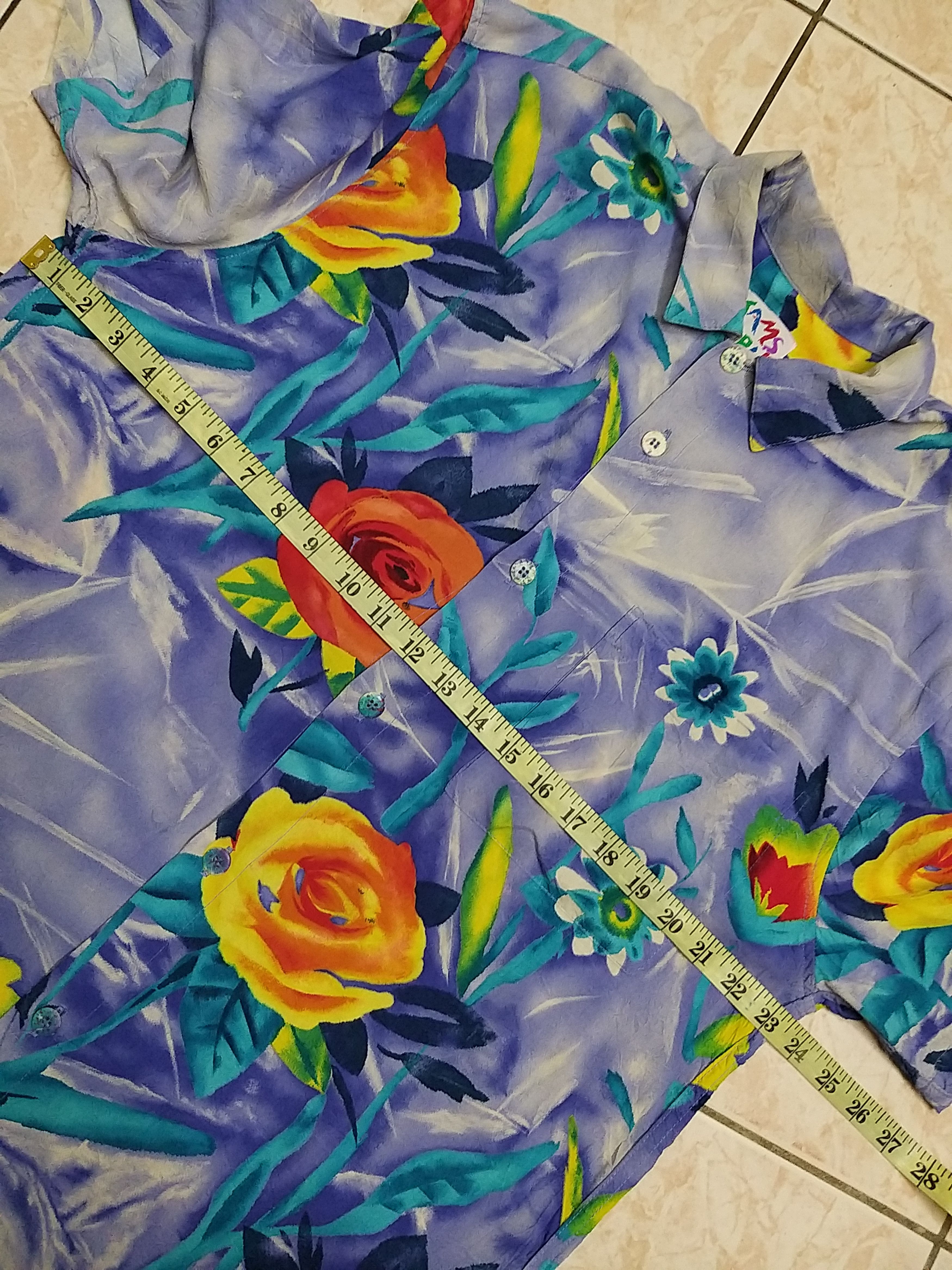 Jams World VINTAGE JAMS WORLD "VELVET ROSE"HAWAIIAN BUTTON UPS SHIRT Size US L / EU 52-54 / 3 - 8 Thumbnail