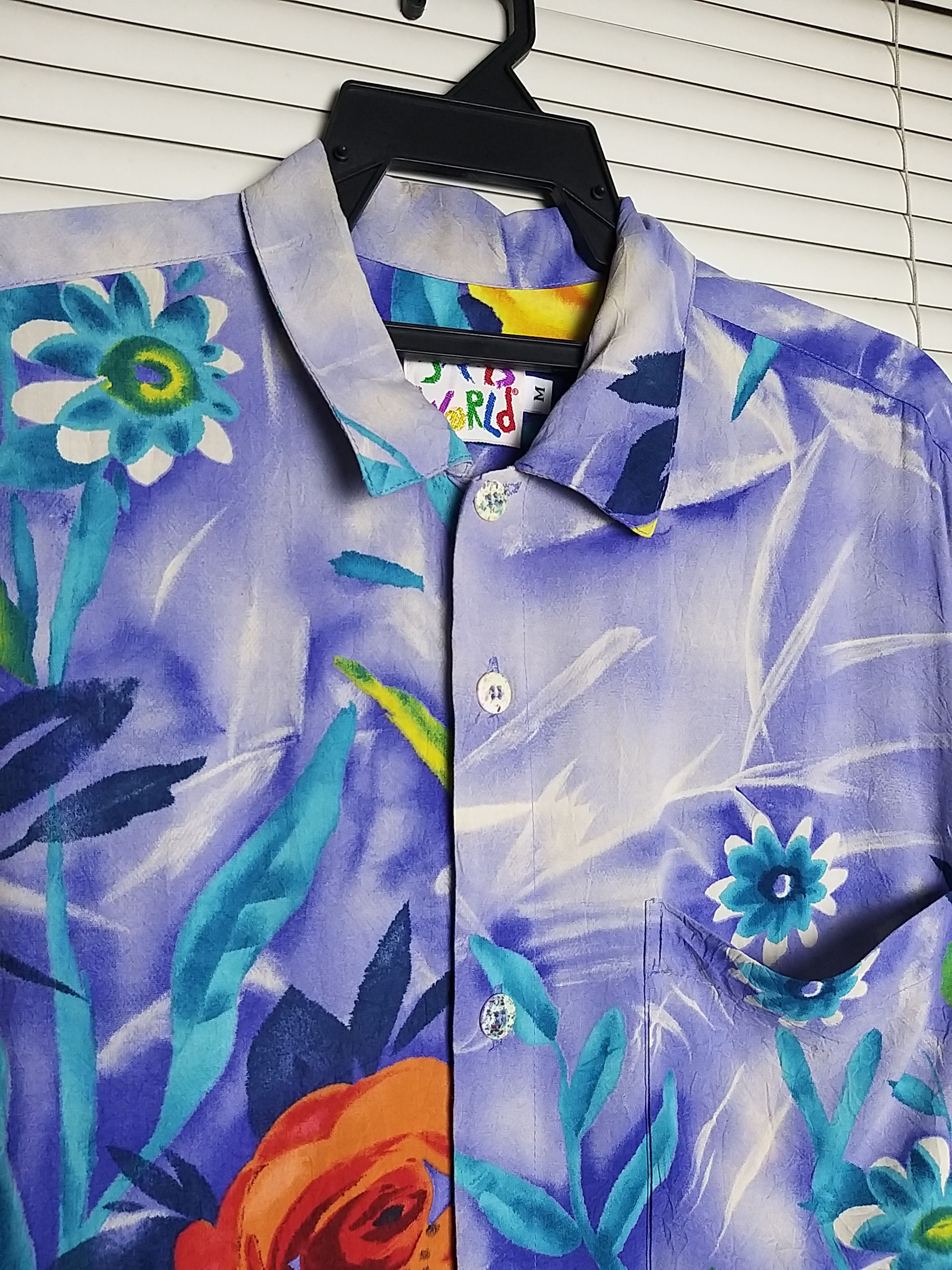 Jams World VINTAGE JAMS WORLD "VELVET ROSE"HAWAIIAN BUTTON UPS SHIRT Size US L / EU 52-54 / 3 - 3 Thumbnail