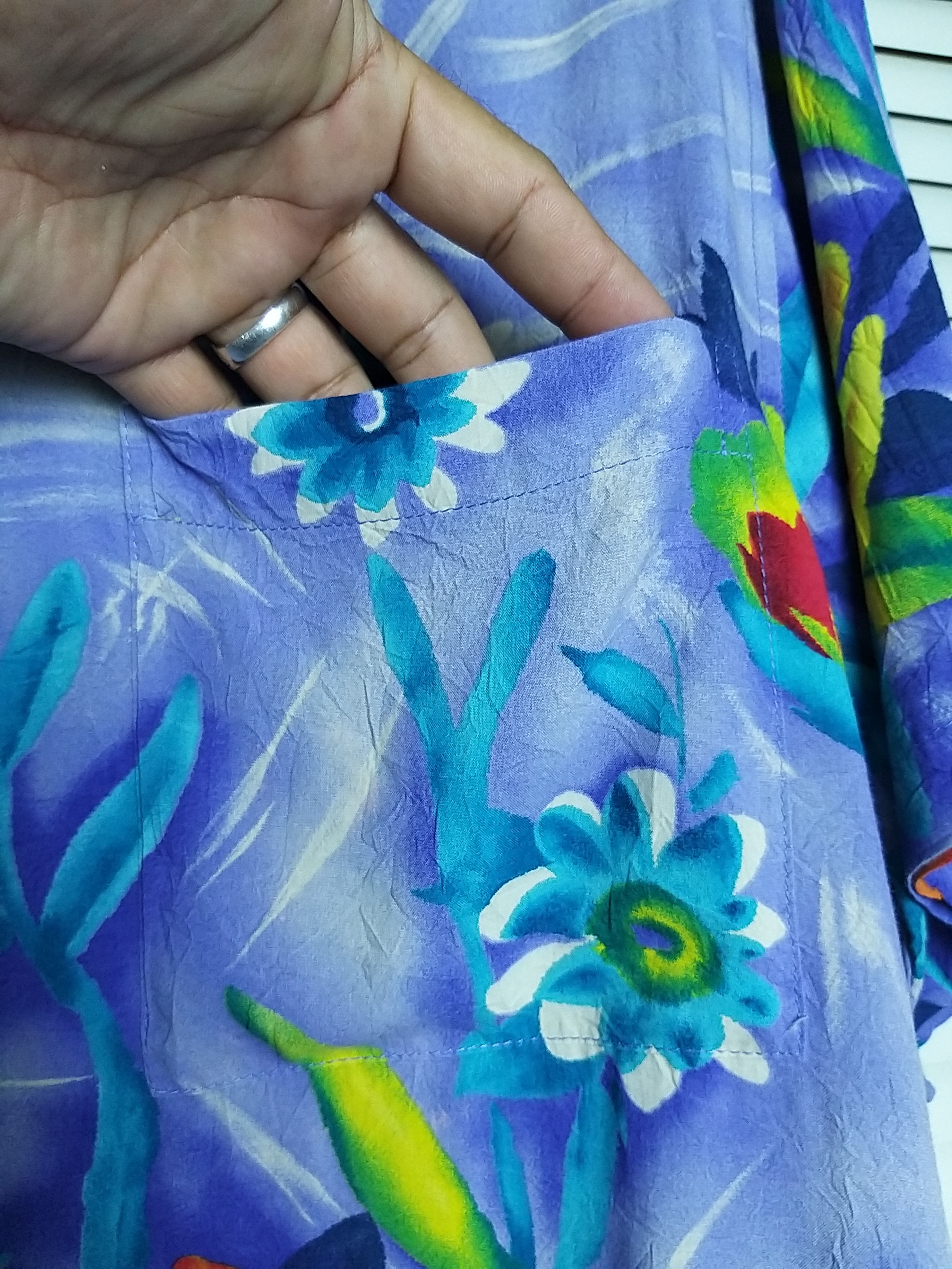 Jams World VINTAGE JAMS WORLD "VELVET ROSE"HAWAIIAN BUTTON UPS SHIRT Size US L / EU 52-54 / 3 - 4 Thumbnail