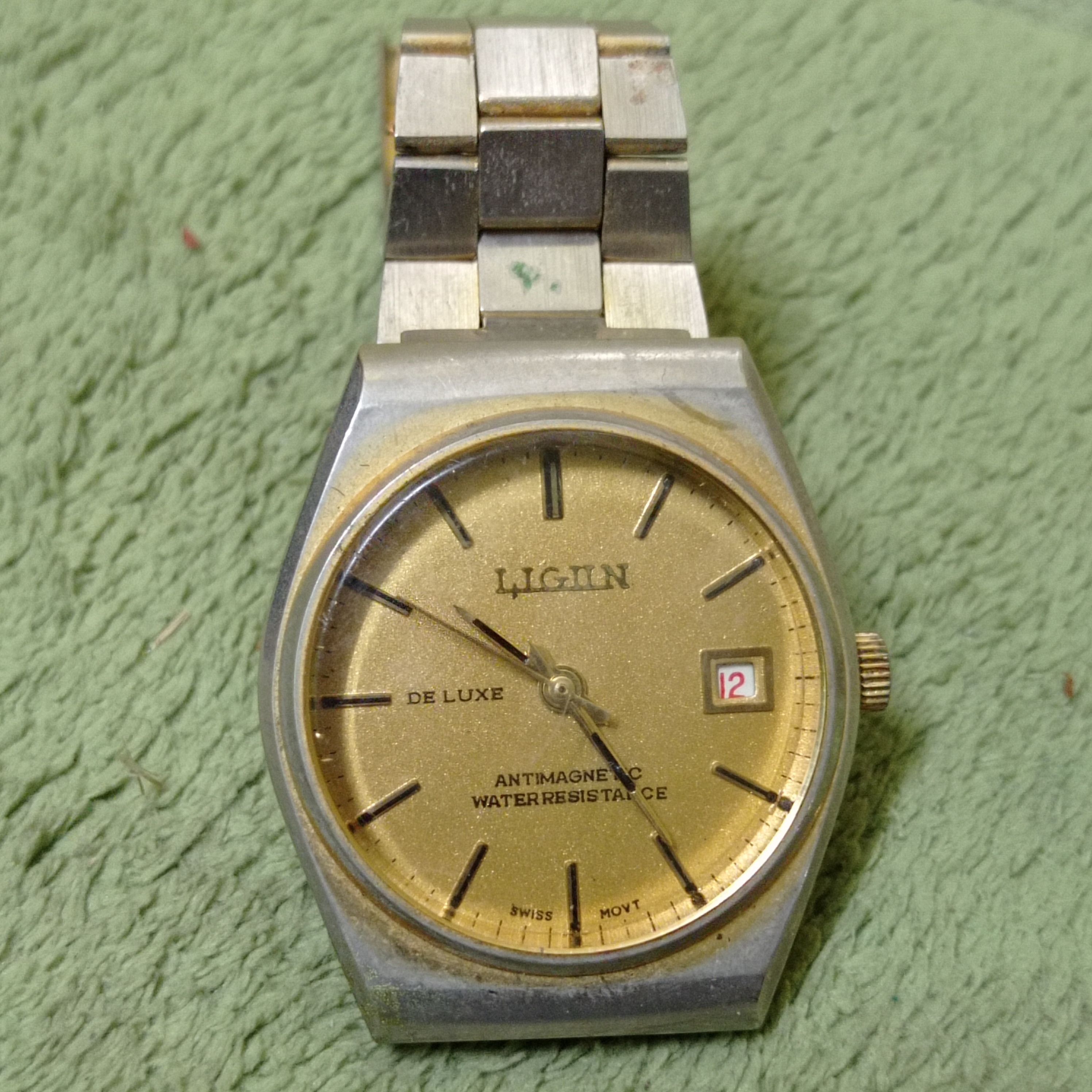 Vintage Retro WATCH BRAND LIGUN DELUXE ANTI-MAGNETIC ENGINE Size ONE SIZE - 11 Thumbnail