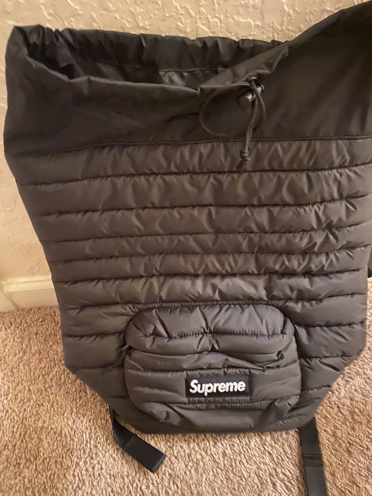 Supreme Puffer Backpack Black – BASEMENT_HK