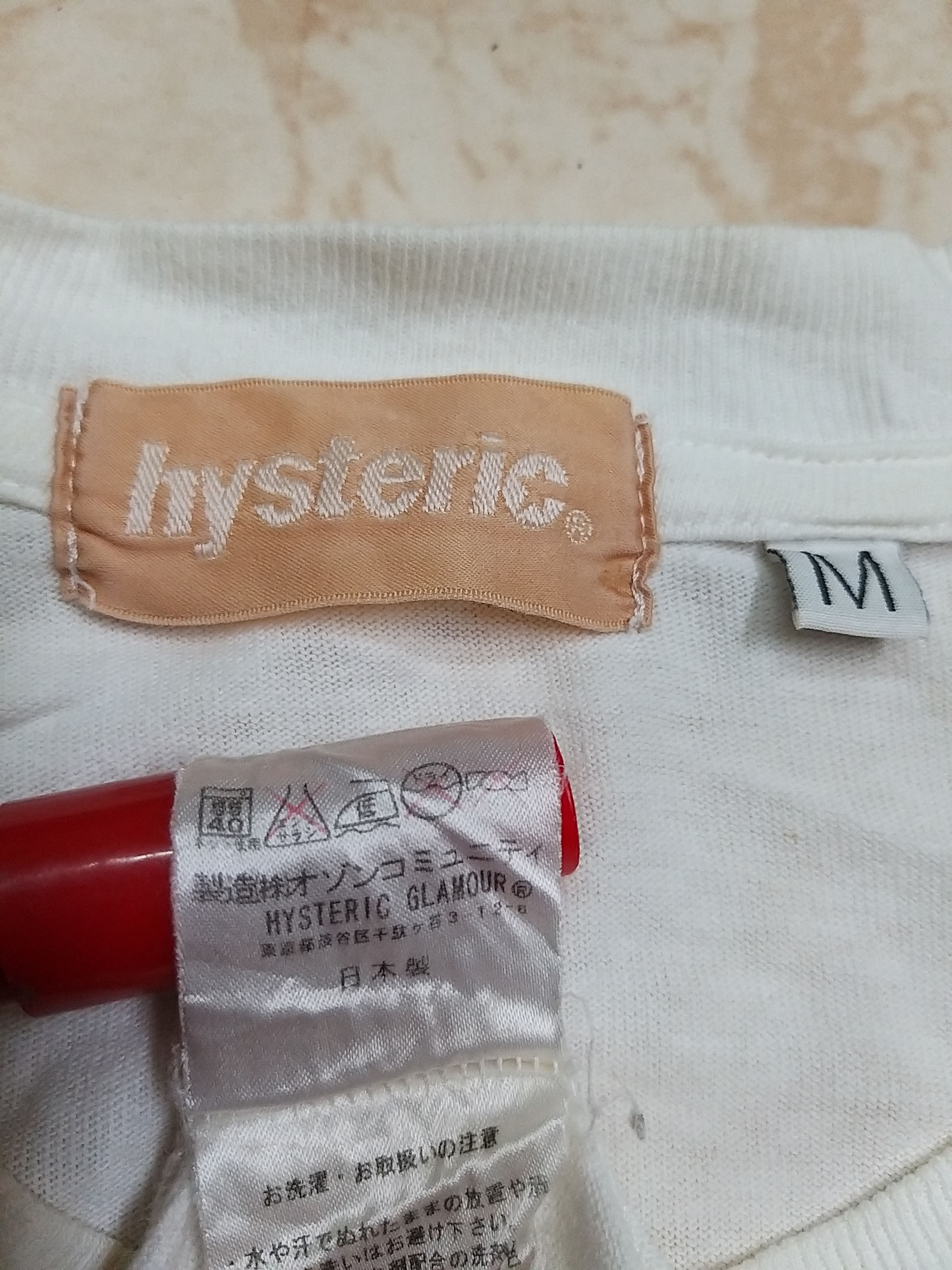 Hysteric Glamour HYSTERIC GLAMOUR LONG SLEEVE POCKET T SHIRT Size US M / EU 48-50 / 2 - 7 Thumbnail