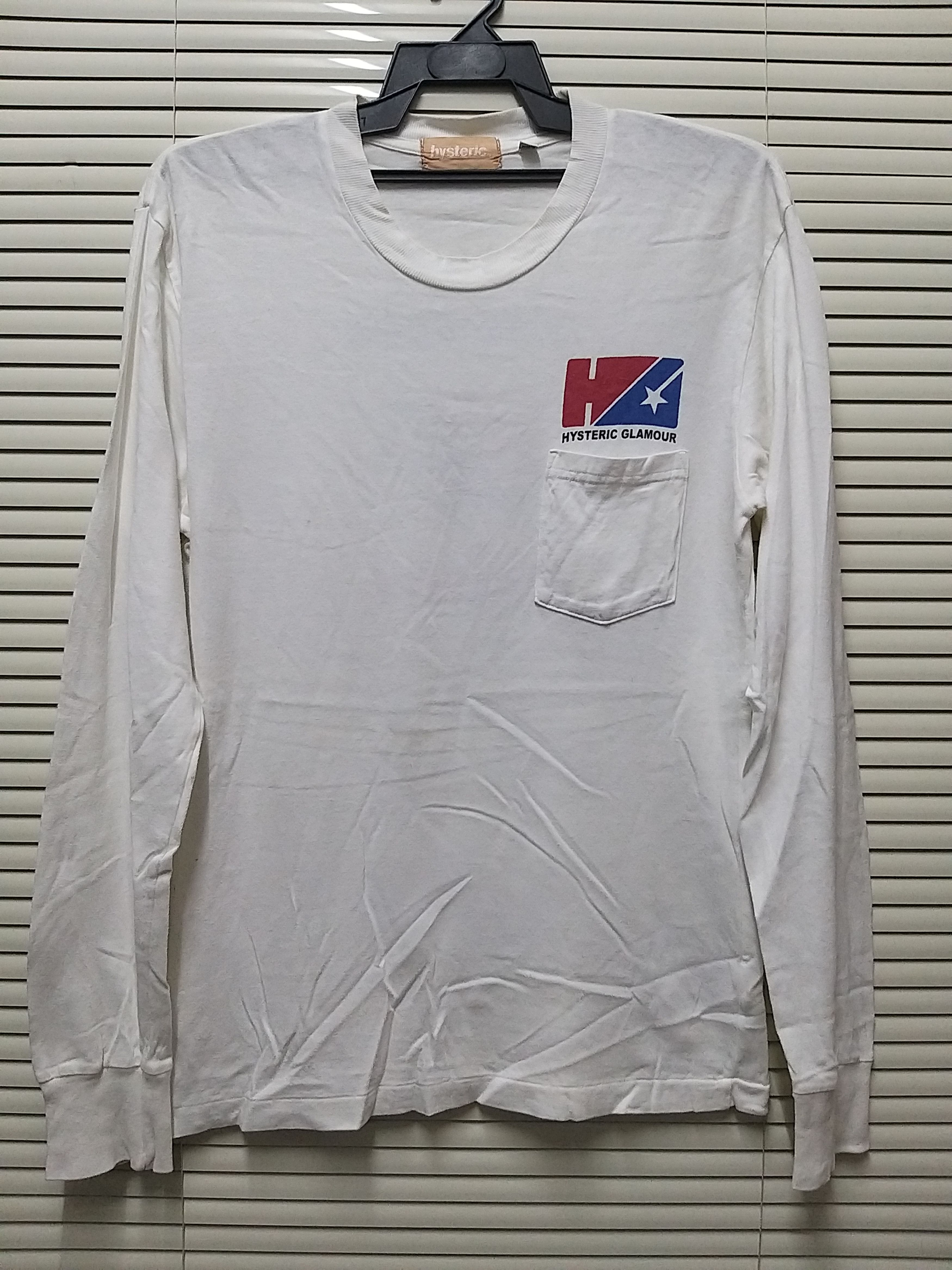 Hysteric Glamour HYSTERIC GLAMOUR LONG SLEEVE POCKET T SHIRT Size US M / EU 48-50 / 2 - 2 Thumbnail