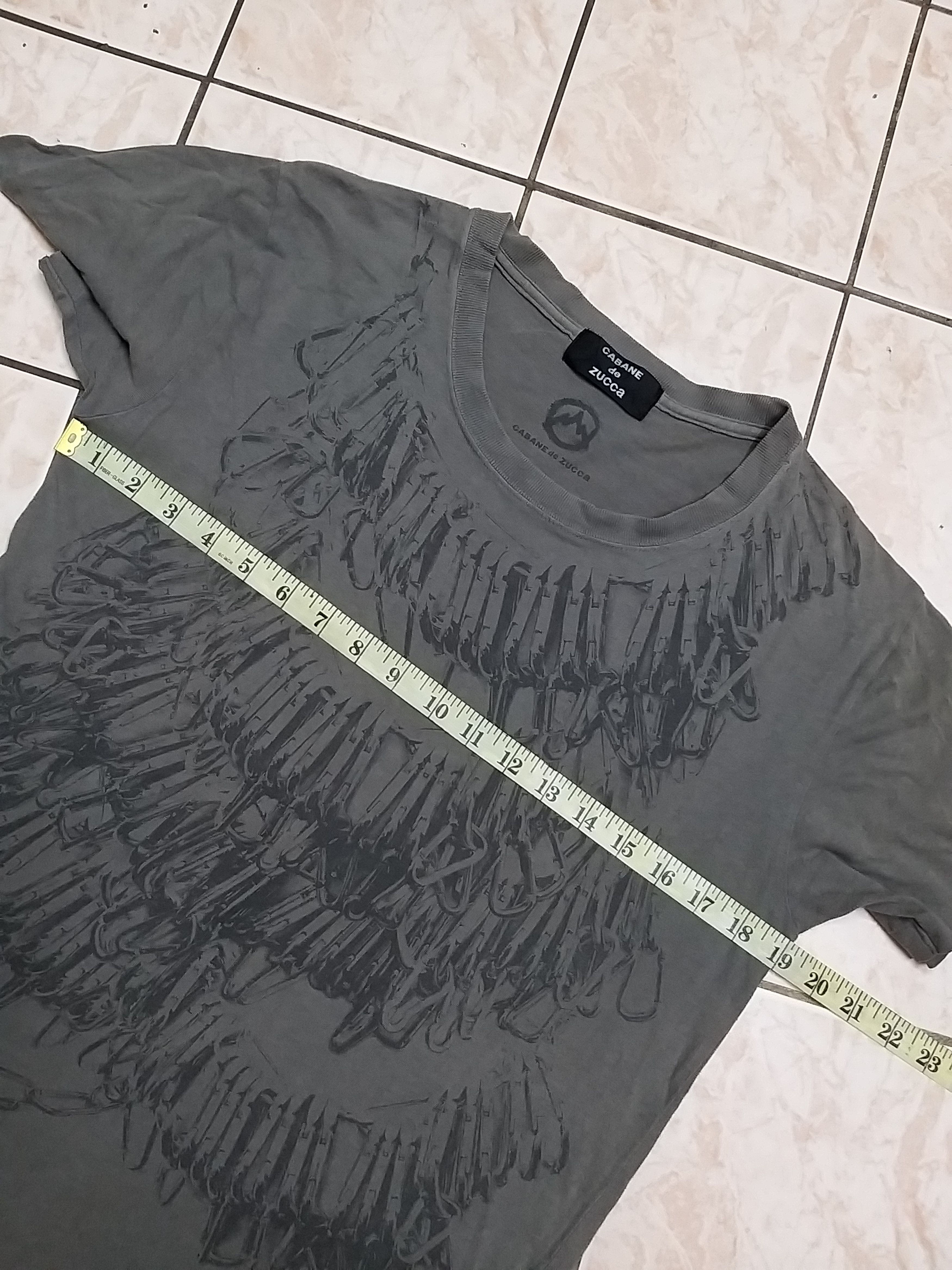 CABANE de ZUCCa SICK🔥AUTHENTIC CABANE DE ZUCCA T SHIRT Size US S / EU 44-46 / 1 - 5 Thumbnail