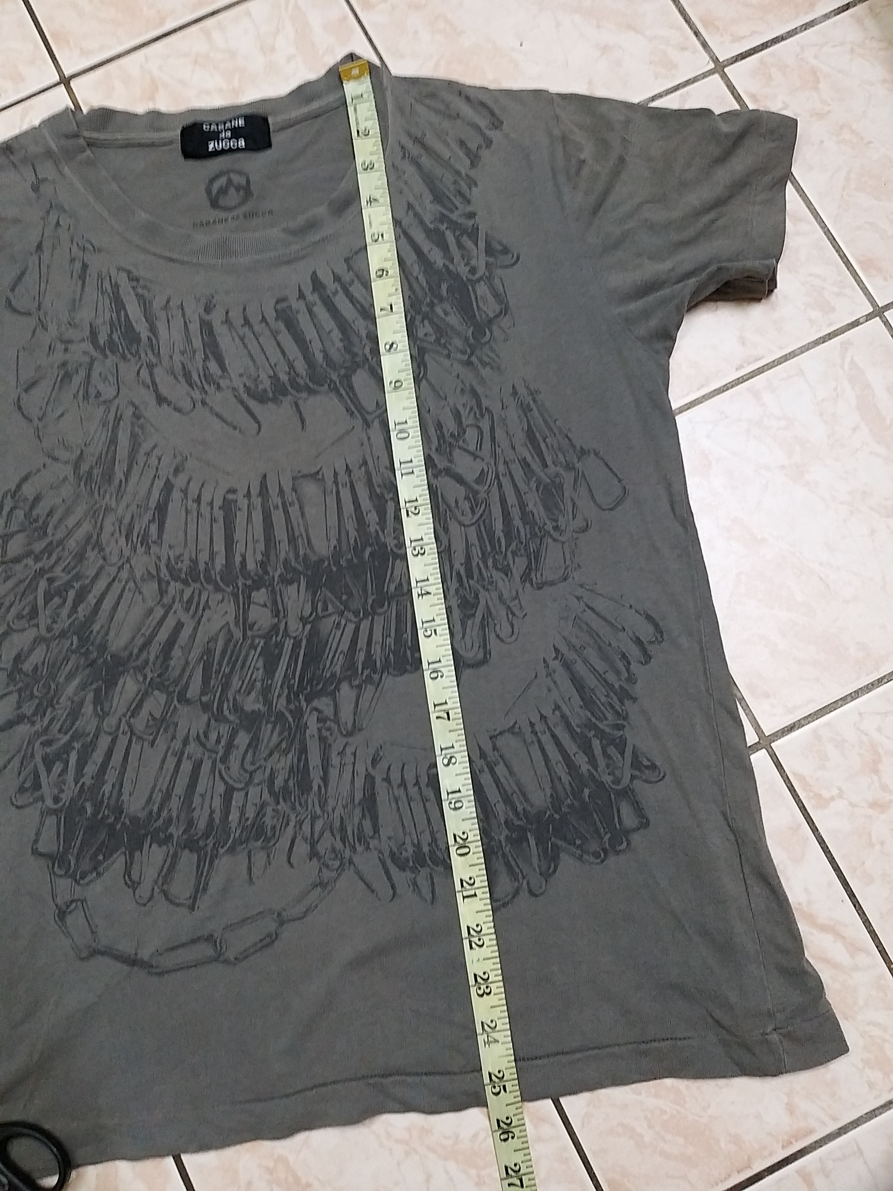 CABANE de ZUCCa SICK🔥AUTHENTIC CABANE DE ZUCCA T SHIRT Size US S / EU 44-46 / 1 - 6 Thumbnail