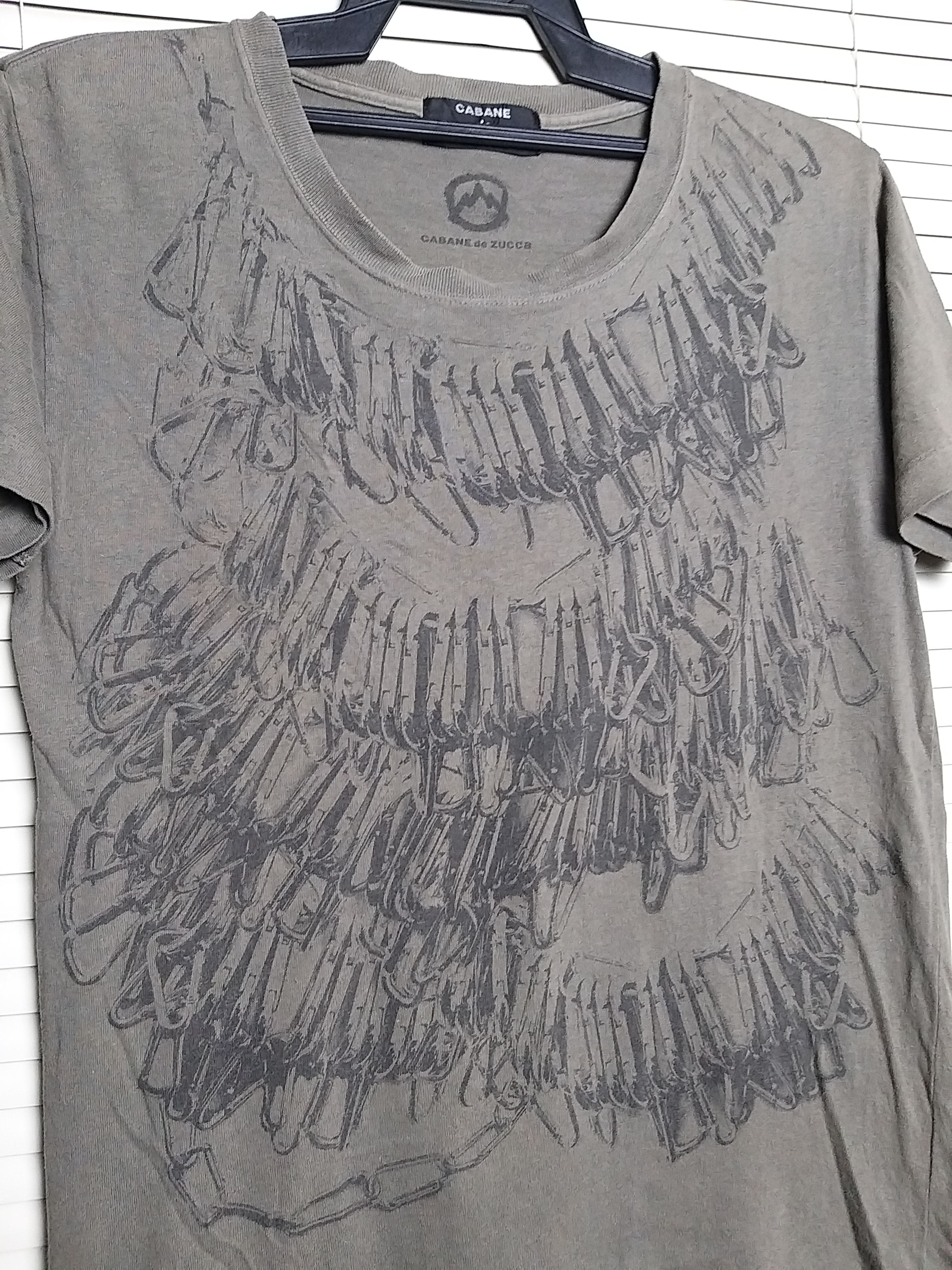 CABANE de ZUCCa SICK🔥AUTHENTIC CABANE DE ZUCCA T SHIRT Size US S / EU 44-46 / 1 - 3 Thumbnail