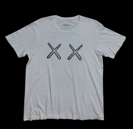 Kaws × Uniqlo SICK🔥KAWS X UNIQLO GREEN SKELETON BIG PRINT T SHIRT Size US XL / EU 56 / 4 - 2 Thumbnail