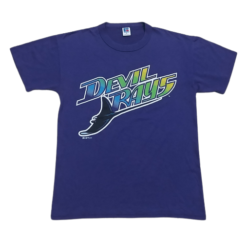 Russell Athletic VINTAGE 90'S TANPA BAY "DEVIL RAYS" MLB TEAM 1997 T SHIRT Size US M / EU 48-50 / 2 - 1 Thumbnail