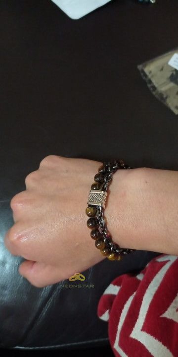 Jewelry 21.5cm*8mm Yellow Bracelet Size ONE SIZE - 3 Thumbnail