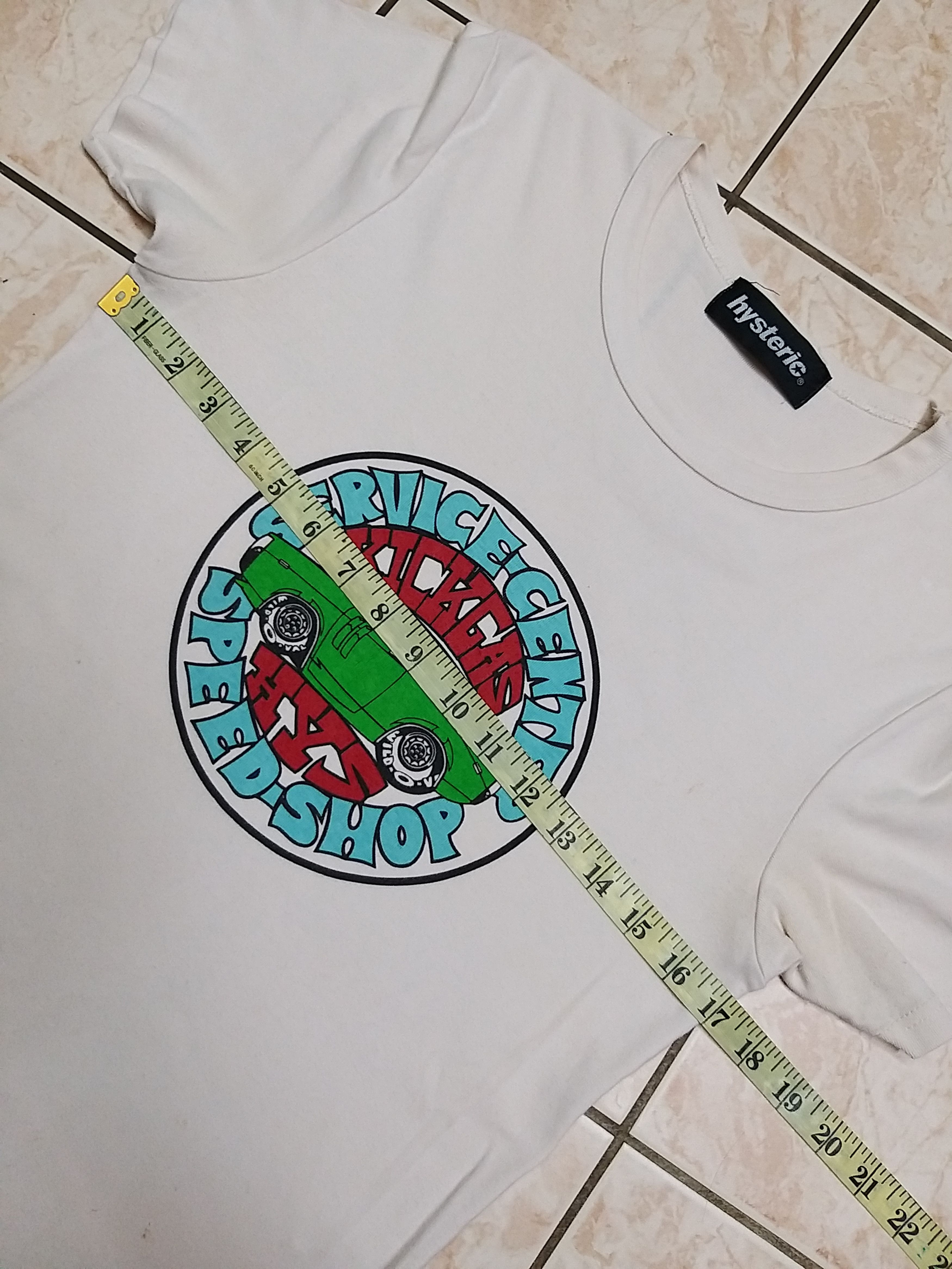 Hysteric Glamour ICONIC🔥HYSTERIC GLAMOUR HYS SPEED SHOP TEE SHIRT Size US XS / EU 42 / 0 - 4 Thumbnail
