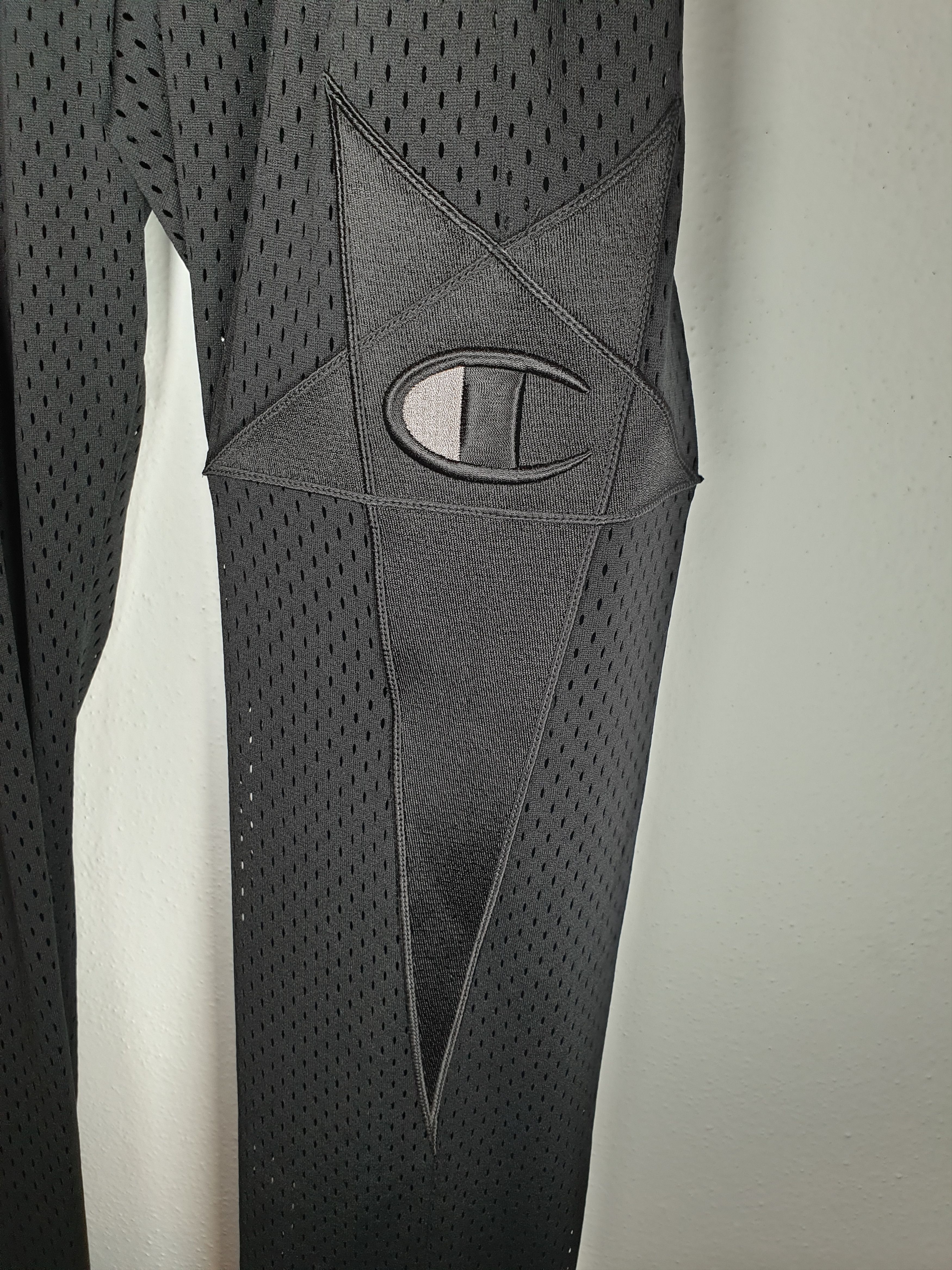 Rick Owens Rick Owens x Champion Reverse Wave Mesh Track Pant Size US 34 / EU 50 - 3 Thumbnail