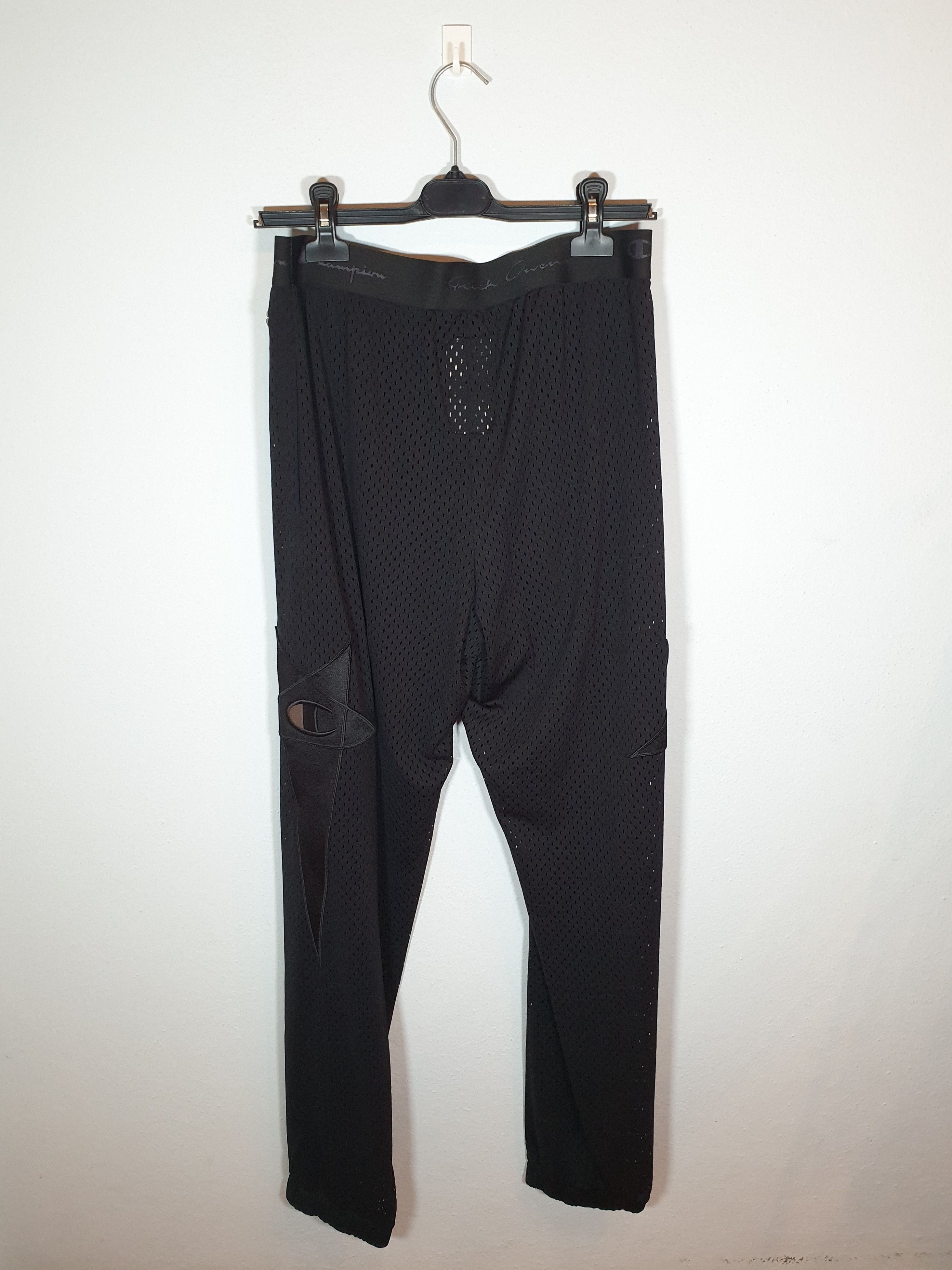 Rick Owens Rick Owens x Champion Reverse Wave Mesh Track Pant Size US 34 / EU 50 - 5 Thumbnail