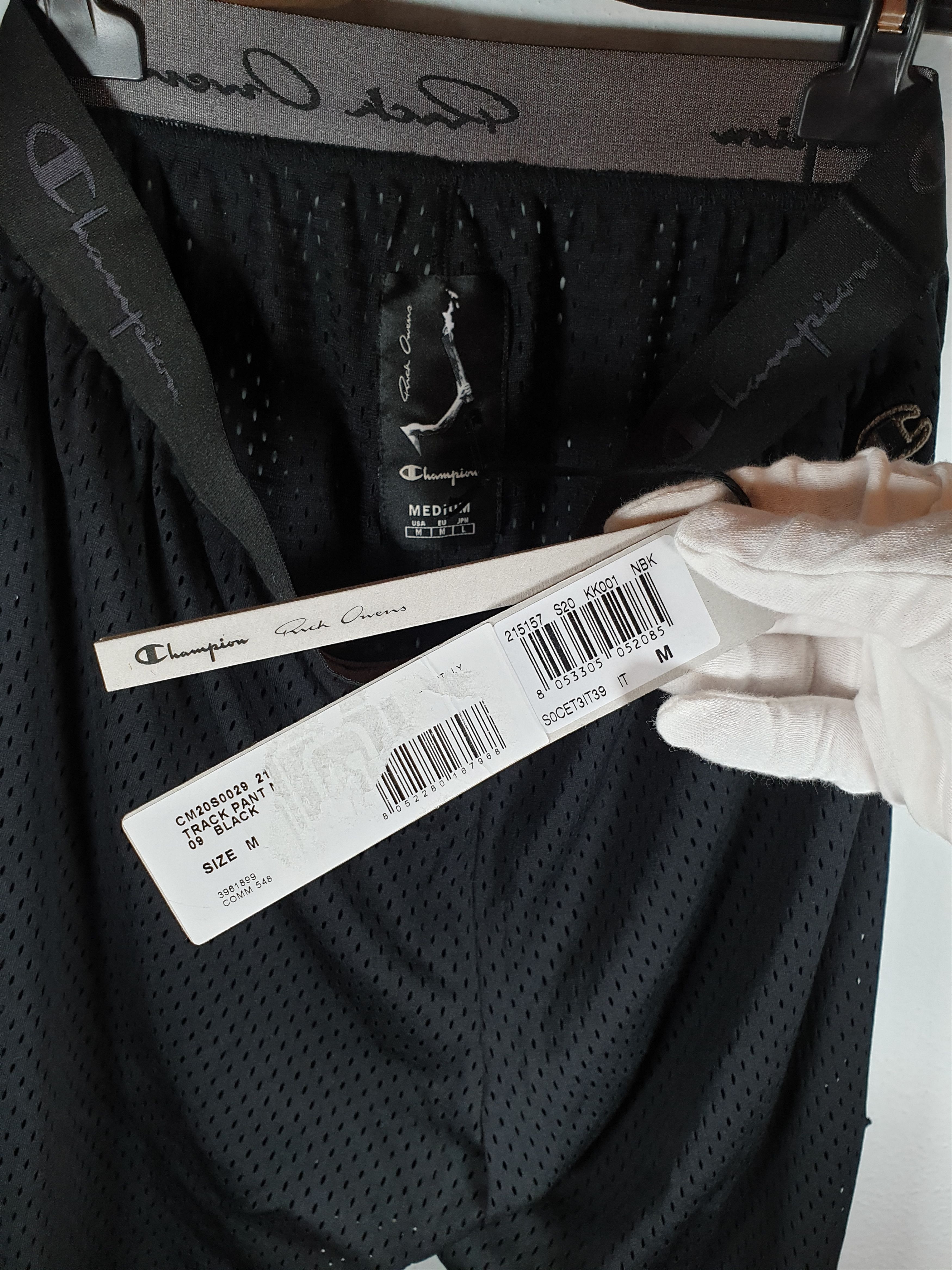 Rick Owens Rick Owens x Champion Reverse Wave Mesh Track Pant Size US 32 / EU 48 - 6 Thumbnail