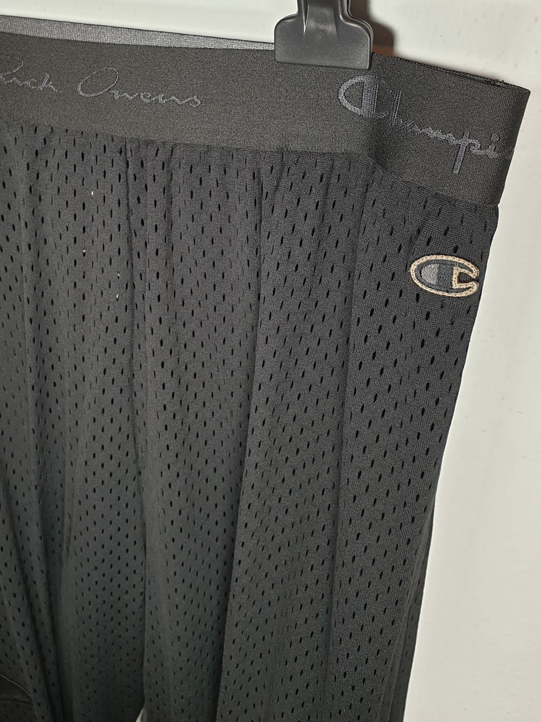 Rick Owens Rick Owens x Champion Reverse Wave Mesh Track Pant Size US 34 / EU 50 - 2 Thumbnail