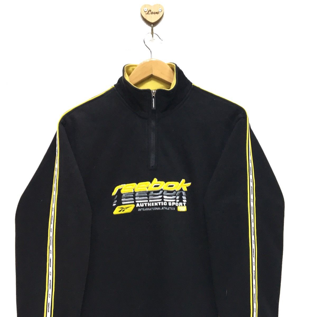 Reebok Reebok Side Tape Half Zip Sweatshirt Size US S / EU 44-46 / 1 - 7 Thumbnail