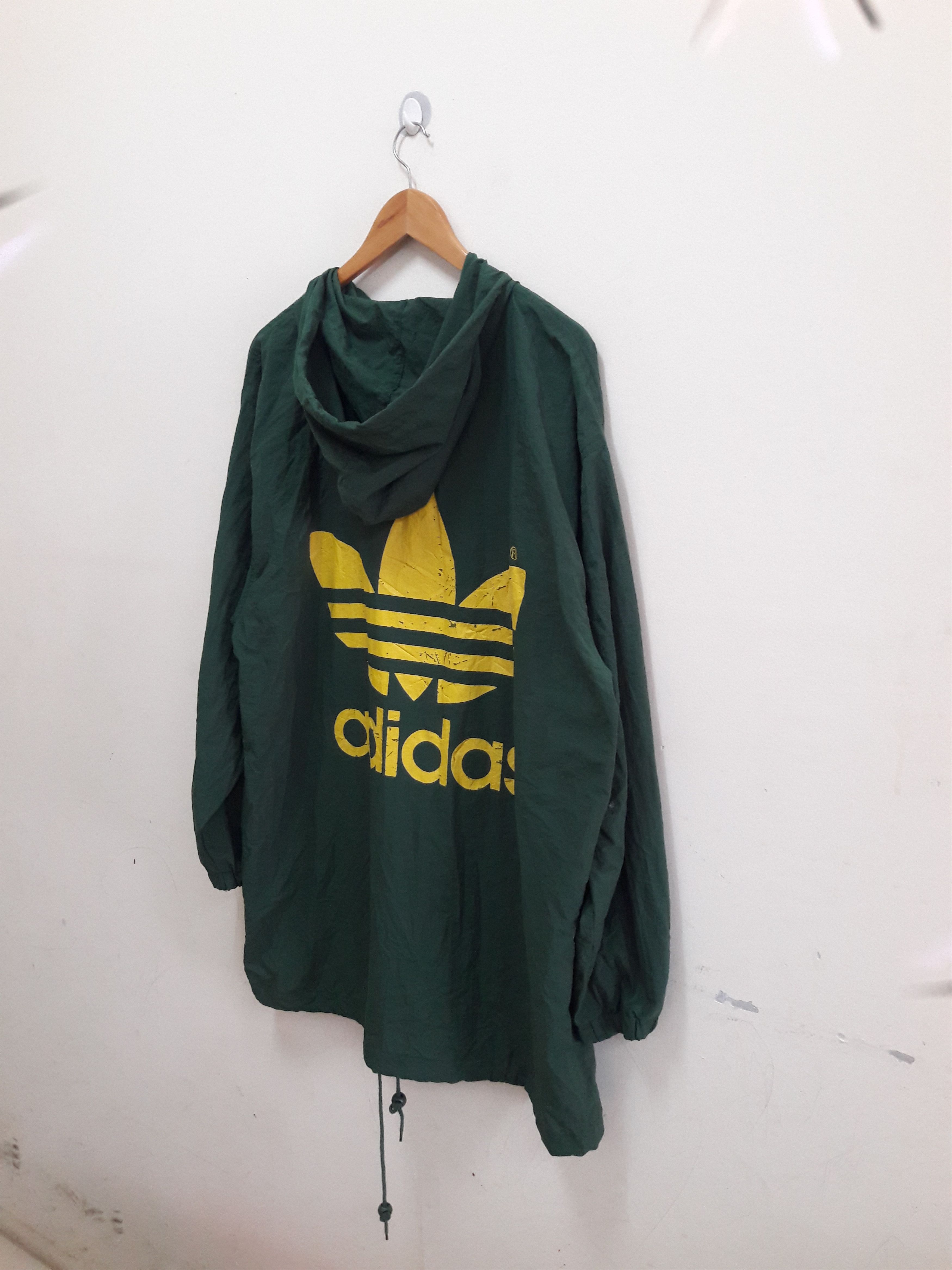 Adidas Vintage Adidas Big Logo Hoodies Long Jackets Size US L / EU 52-54 / 3 - 2 Thumbnail