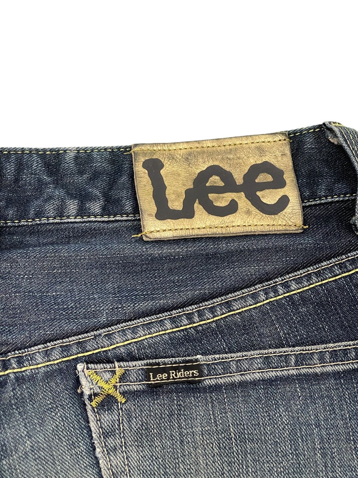 Lee Flare Jeans Lee Japan Clawmark Denim Low Rise Boot Cut 3🟦5 Size US 29 - 21 Thumbnail
