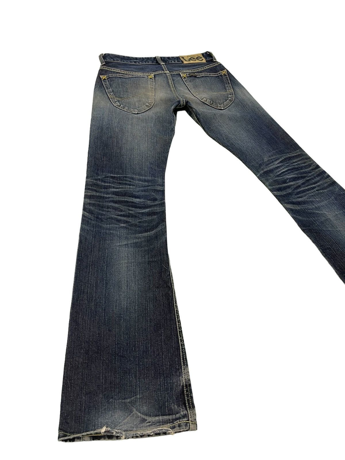 Lee Flare Jeans Lee Japan Clawmark Denim Low Rise Boot Cut 3🟦5 Size US 29 - 13 Thumbnail