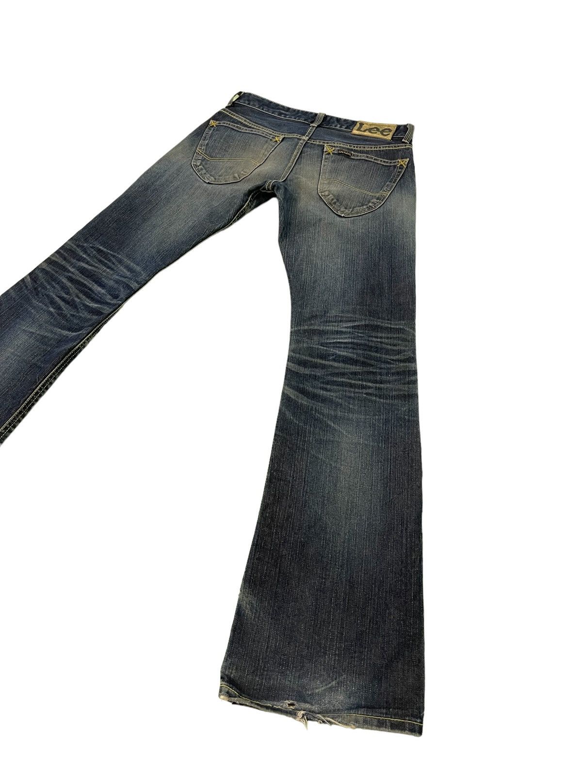 Lee Flare Jeans Lee Japan Clawmark Denim Low Rise Boot Cut 3🟦5 Size US 29 - 14 Thumbnail