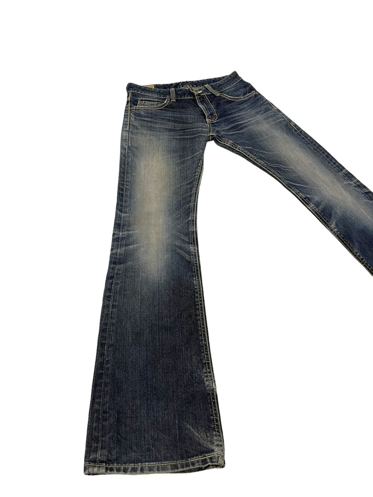 Lee Flare Jeans Lee Japan Clawmark Denim Low Rise Boot Cut 3🟦5 Size US 29 - 1 Thumbnail
