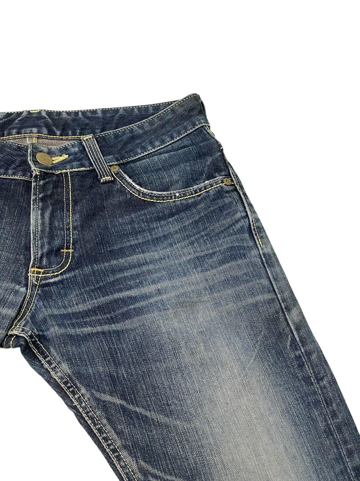 Lee Flare Jeans Lee Japan Clawmark Denim Low Rise Boot Cut 3🟦5 Size US 29 - 9 Thumbnail
