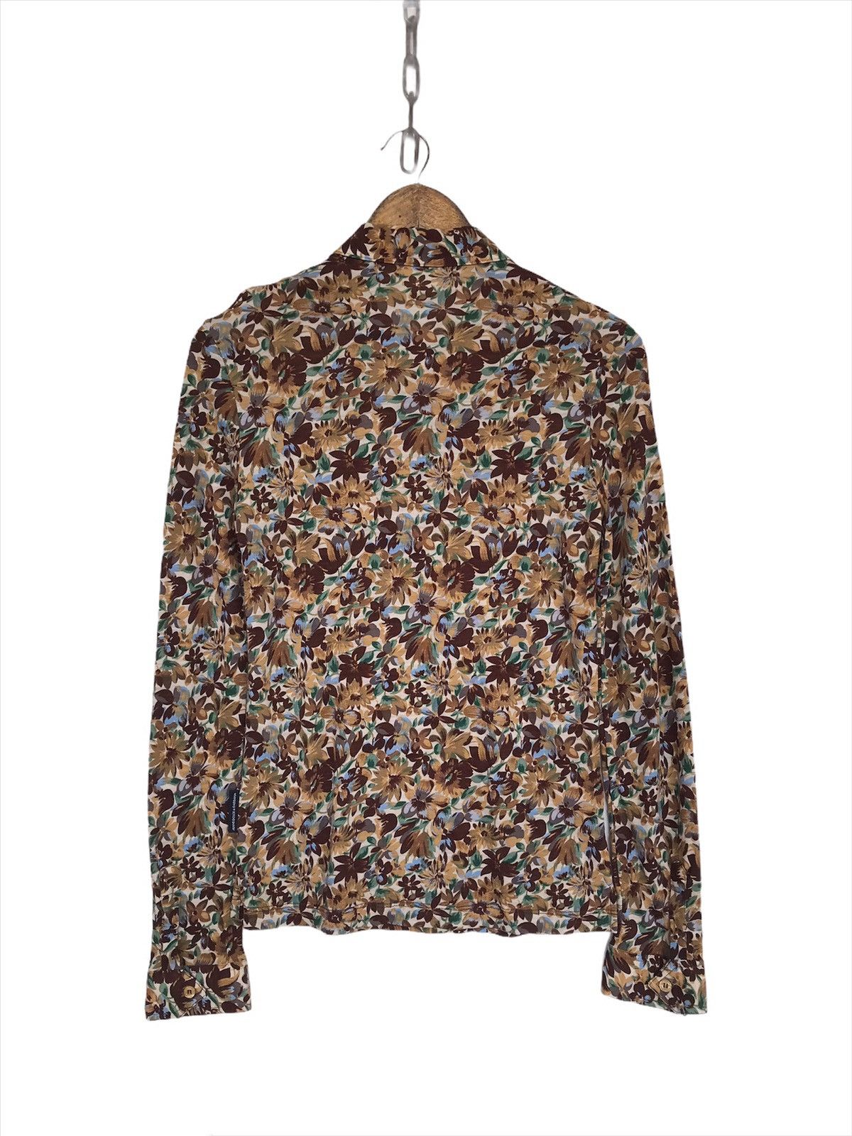 Dolce & Gabbana 💥Dolce&Gabbana Floral Shirt Size XS / US 0-2 / IT 36-38 - 3 Thumbnail