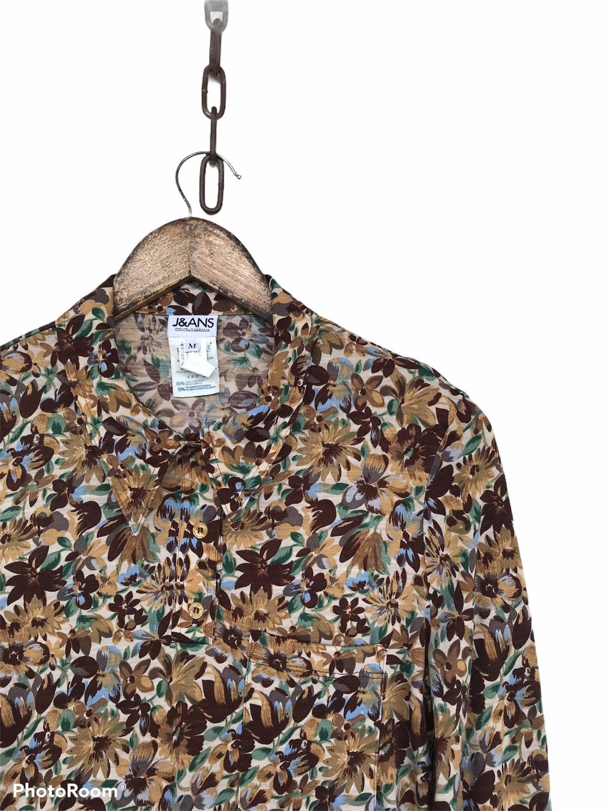 Dolce & Gabbana 💥Dolce&Gabbana Floral Shirt Size XS / US 0-2 / IT 36-38 - 4 Thumbnail