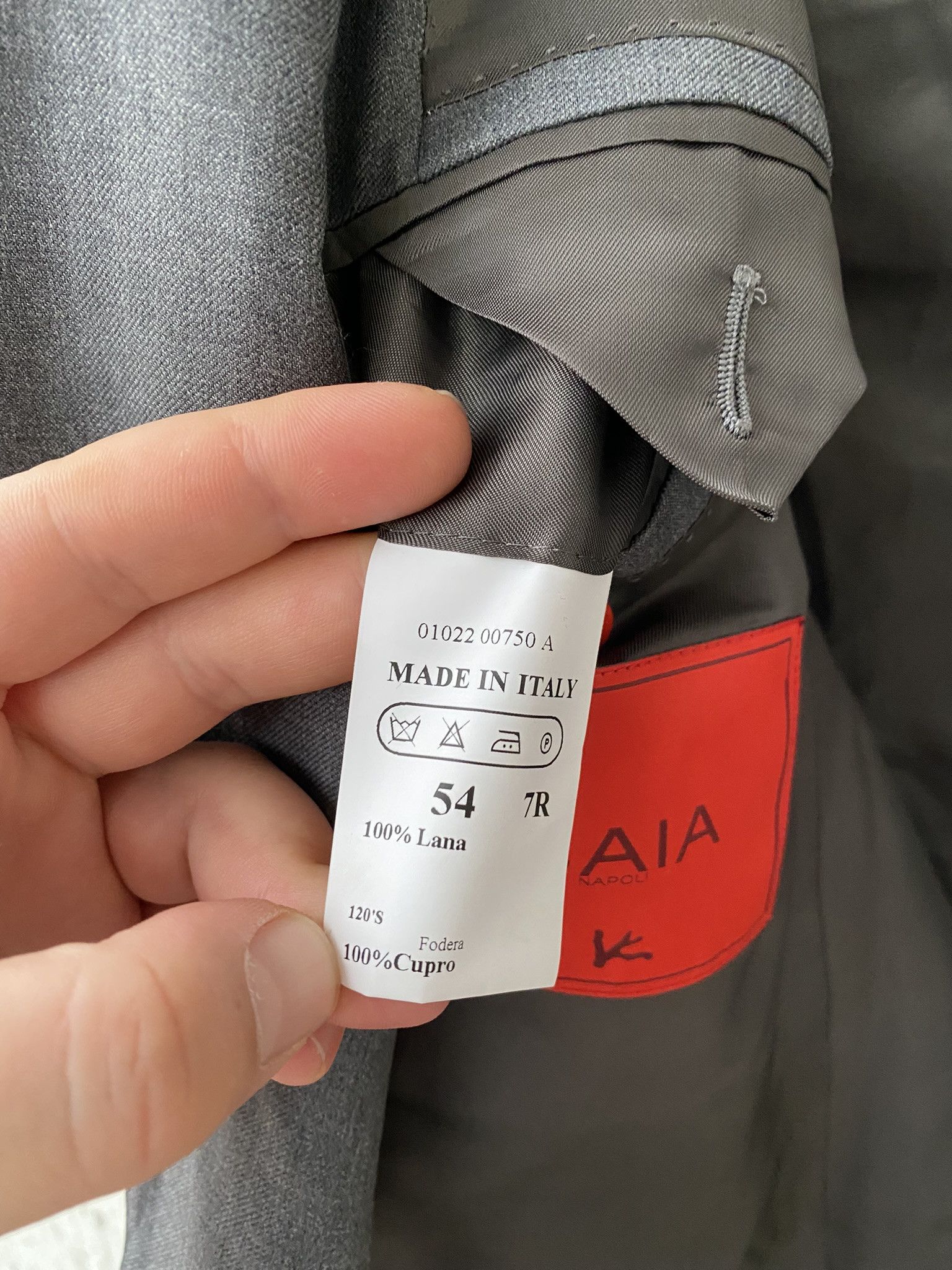 Isaia BNWT grey wool blazer Size US L / EU 52-54 / 3 - 6 Thumbnail