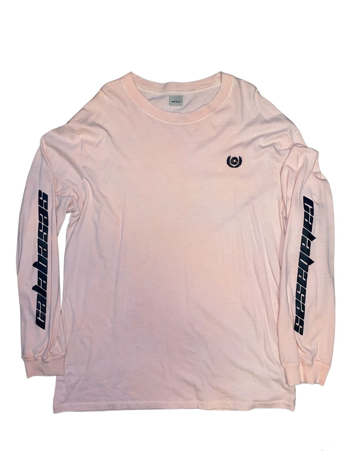 Adidas yeezy calabasas long sleeves tee neon orange online