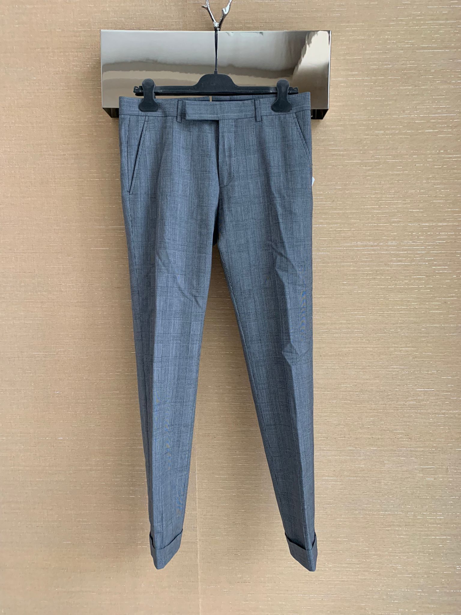 image of Tom Ford Formal Trousers In Grey, Men's (Size 32)