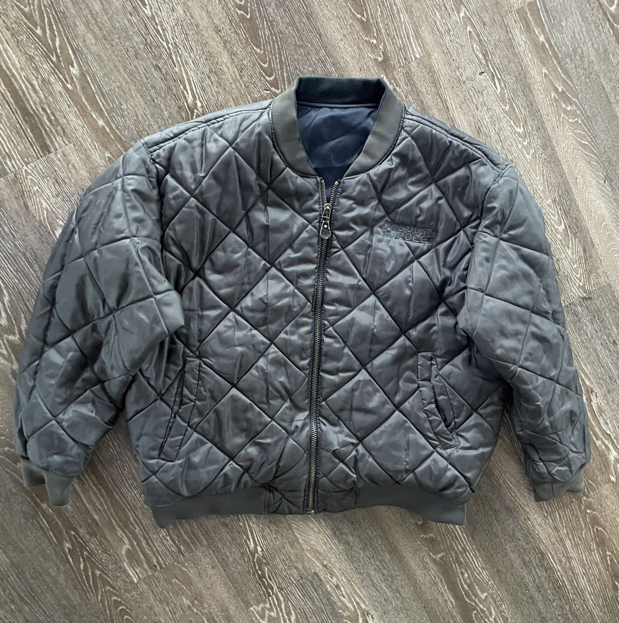 Southpole × Vintage Vintage SouthPole Quilted Reversible Bomber Jacket Size US XXL / EU 58 / 5 - 1 Thumbnail