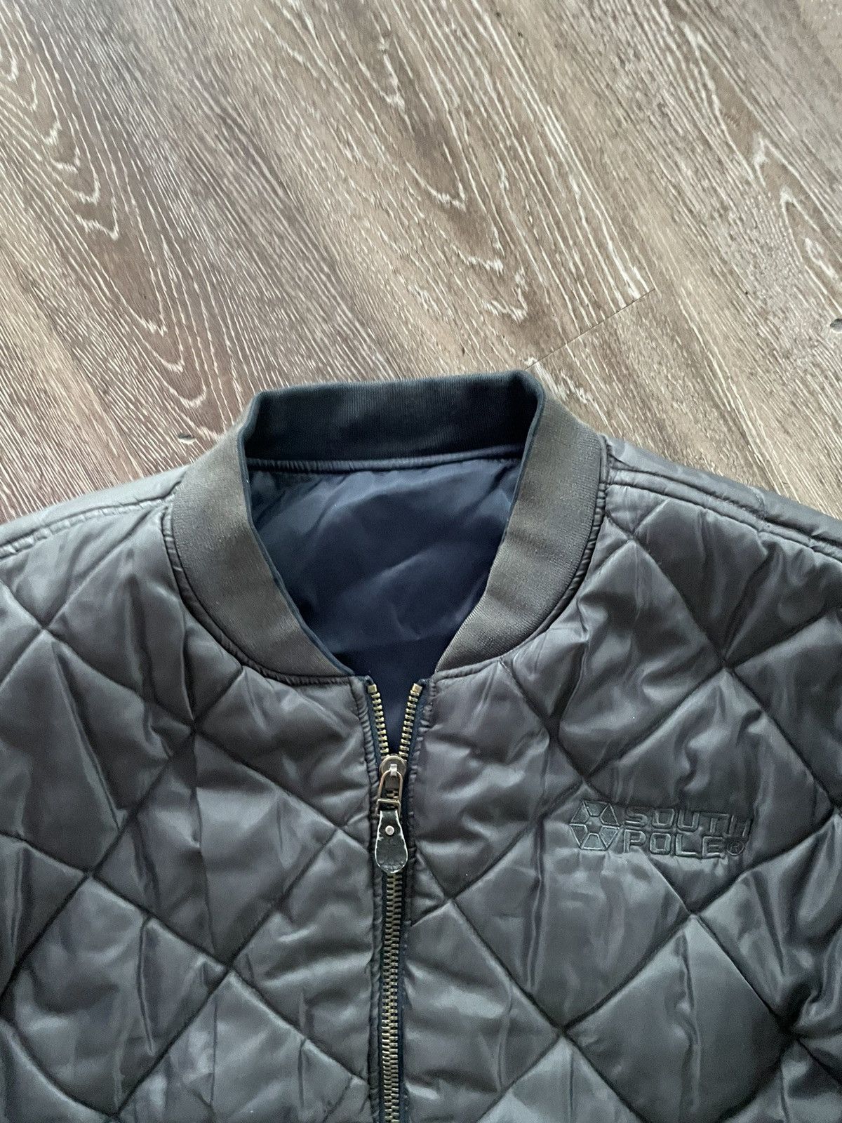 Southpole × Vintage Vintage SouthPole Quilted Reversible Bomber Jacket Size US XXL / EU 58 / 5 - 6 Thumbnail