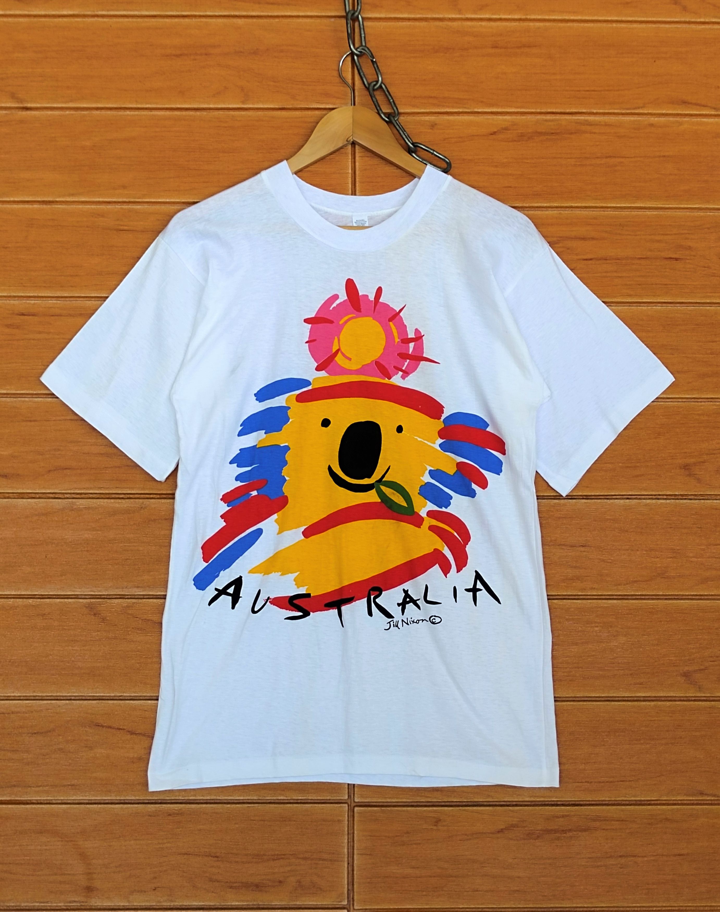 Vintage Vintage 80s Koala Australia Art By Jill Nixon T-Shirt