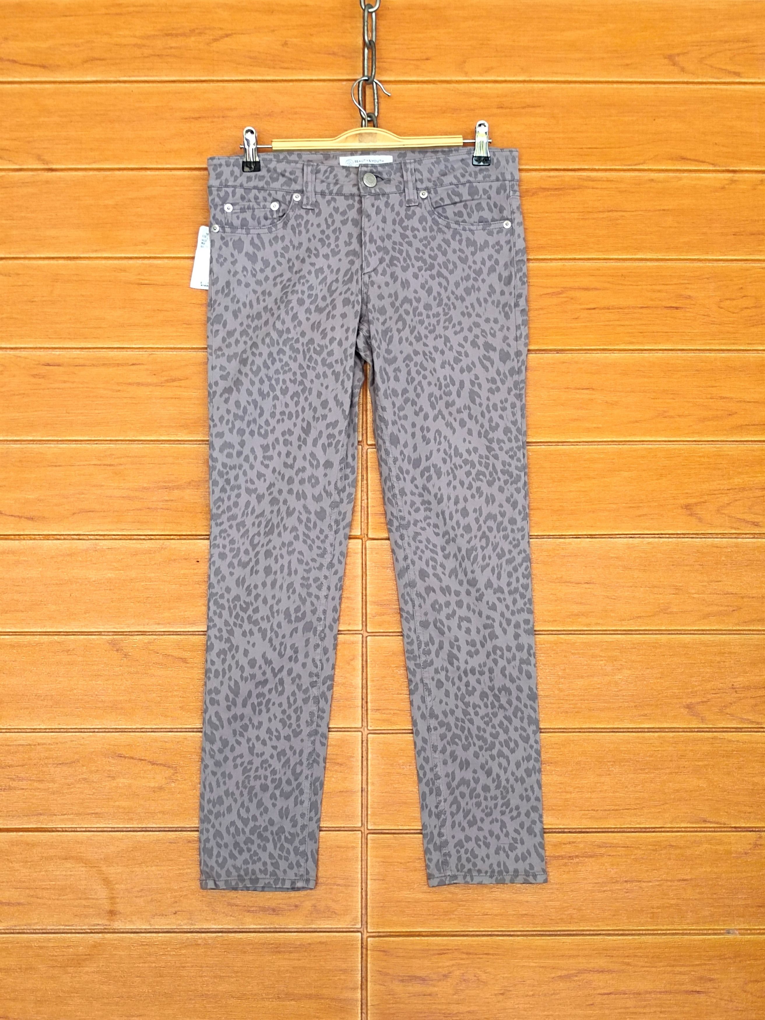 United Arrows United Arrow X Beauty & Youth Leopard Skinny Denim Pants Size US 28 / EU 44 - 1 Thumbnail