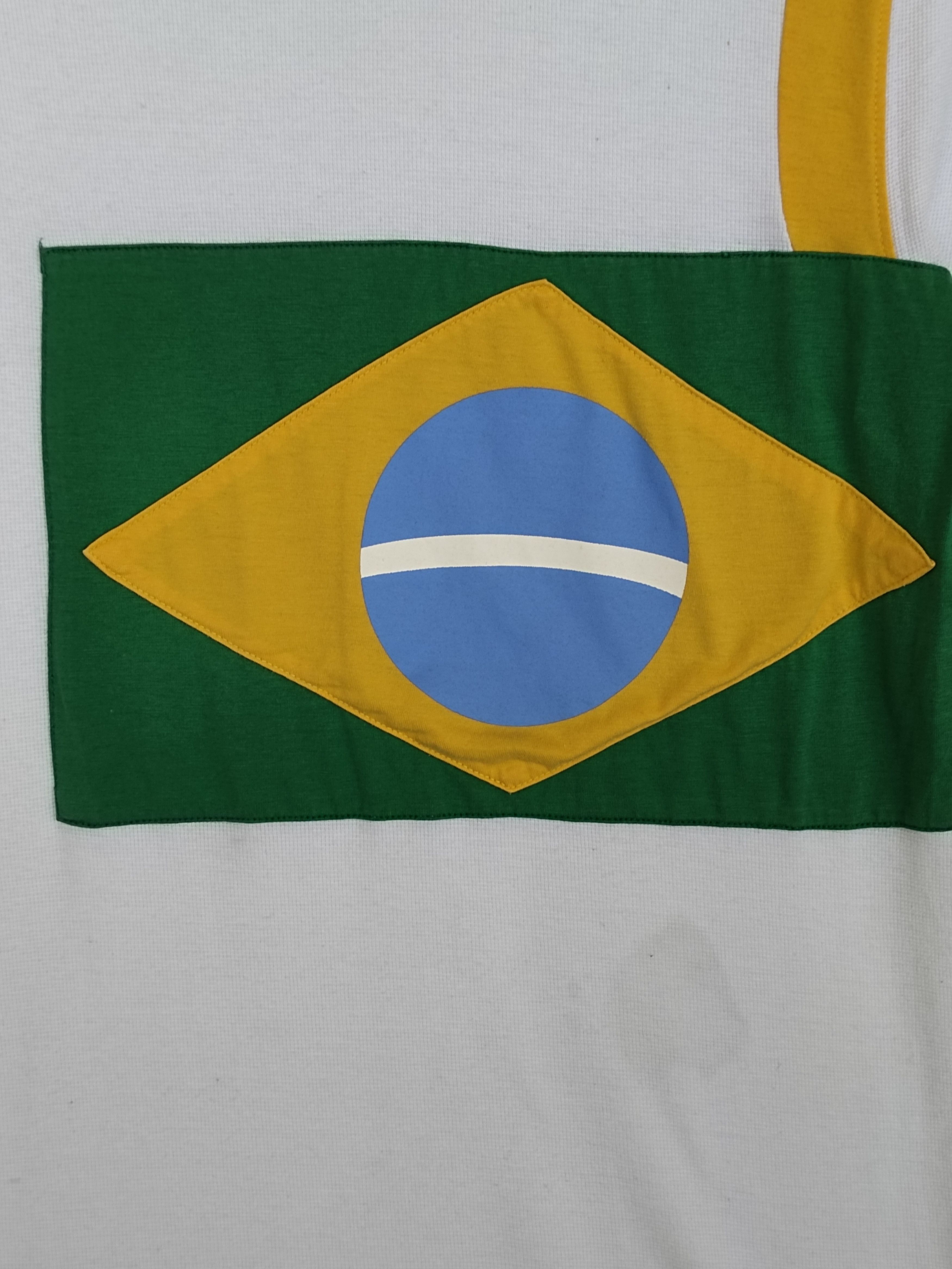 Paul Smith Brazil Flag Patchwork By Paul Smith Raglan Polo Shirt Size US M / EU 48-50 / 2 - 2 Thumbnail