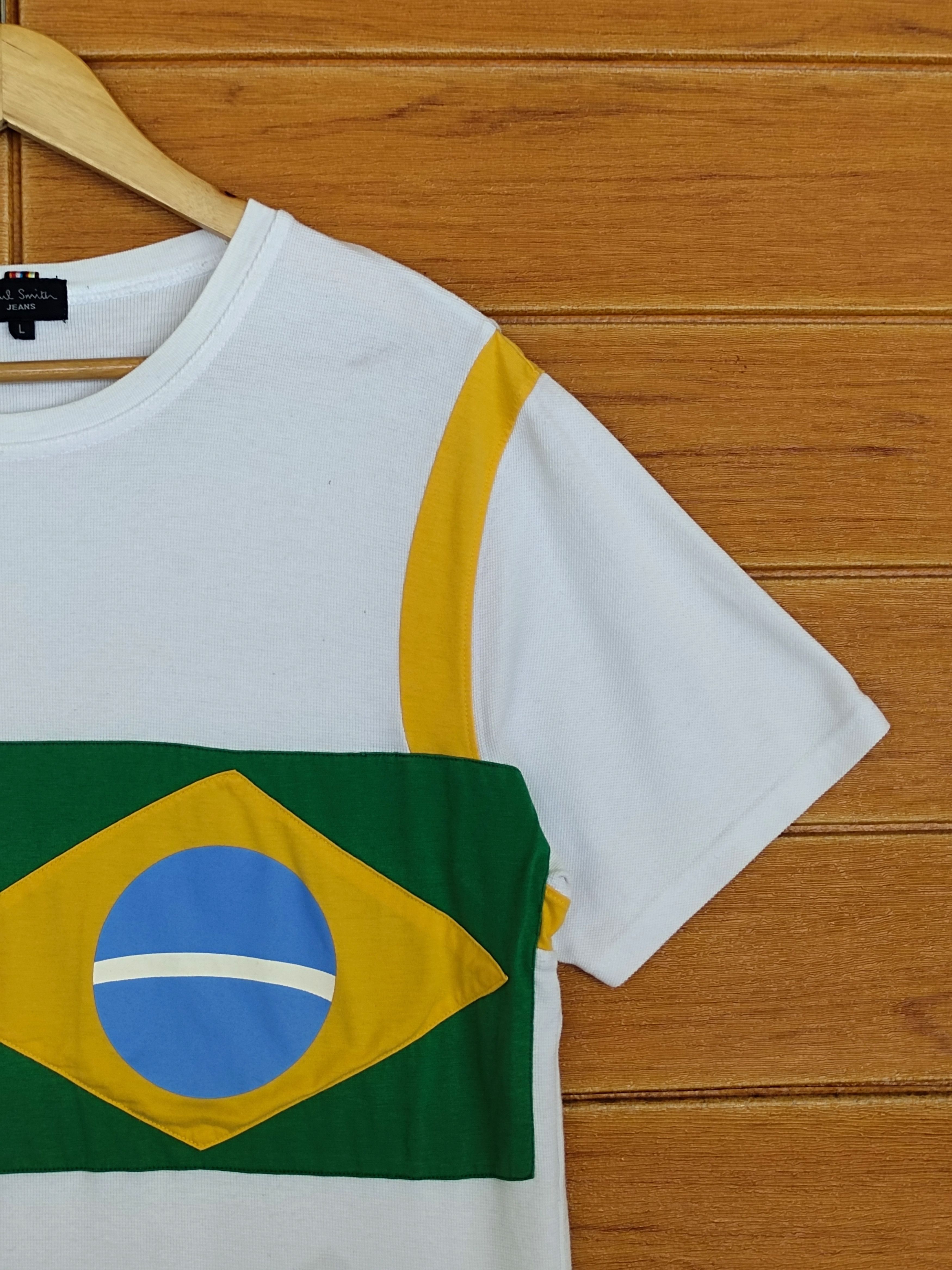 Paul Smith Brazil Flag Patchwork By Paul Smith Raglan Polo Shirt Size US M / EU 48-50 / 2 - 5 Thumbnail