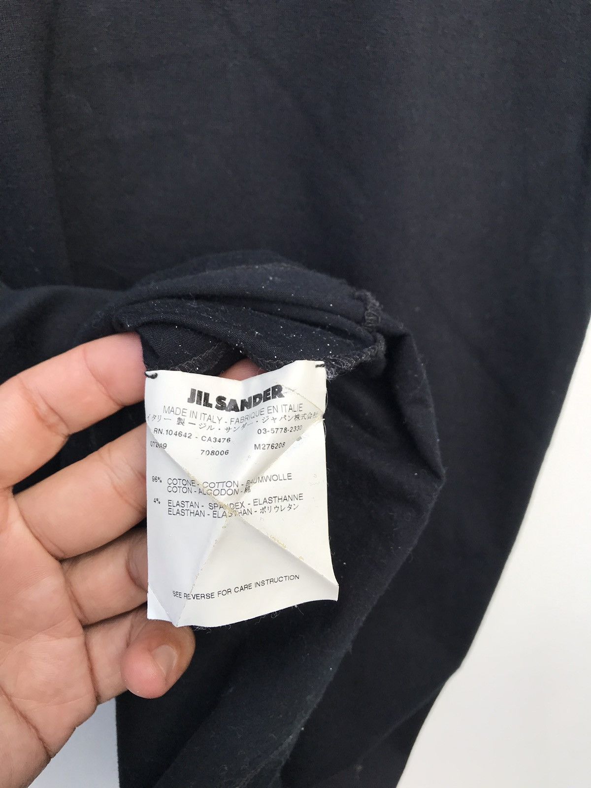 Jil Sander Jil Sander Italy V Neck Plain Shirt Size US S / EU 44-46 / 1 - 5 Thumbnail
