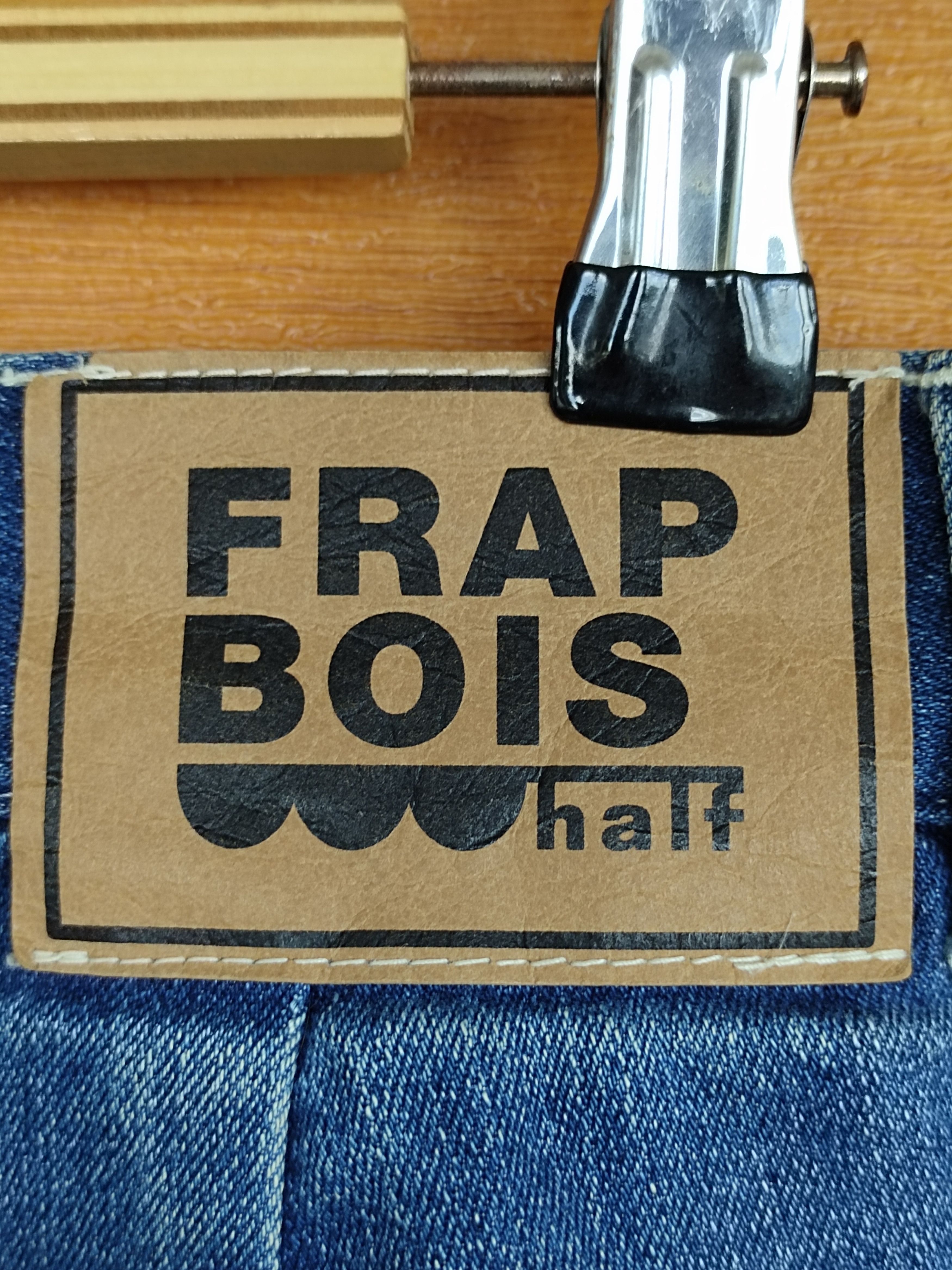 Frapbois Frapbois Patchwork Knee Drop Crotch Denim Pants Size US 30 / EU 46 - 12 Thumbnail