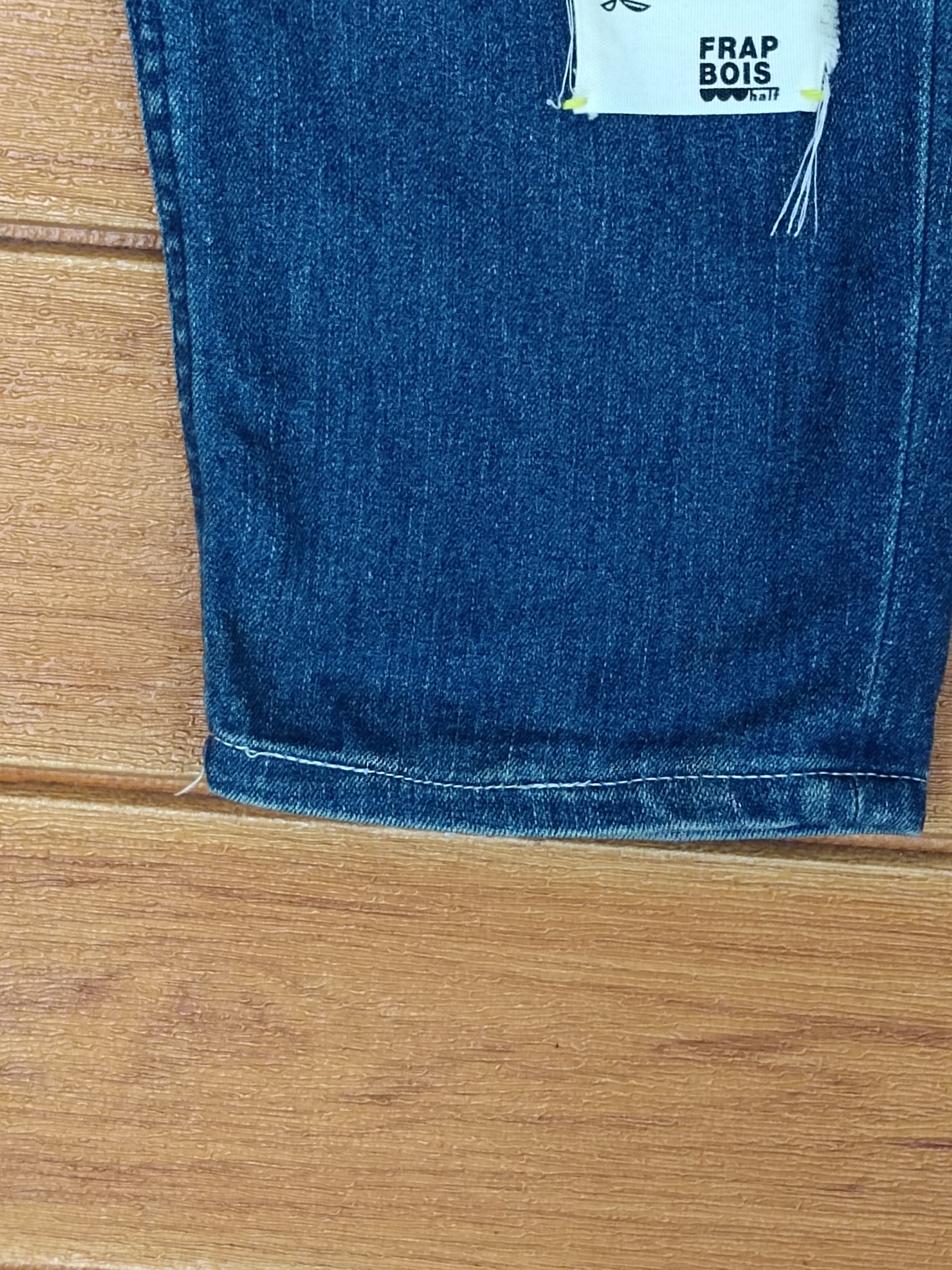 Frapbois Frapbois Patchwork Knee Drop Crotch Denim Pants Size US 30 / EU 46 - 8 Thumbnail
