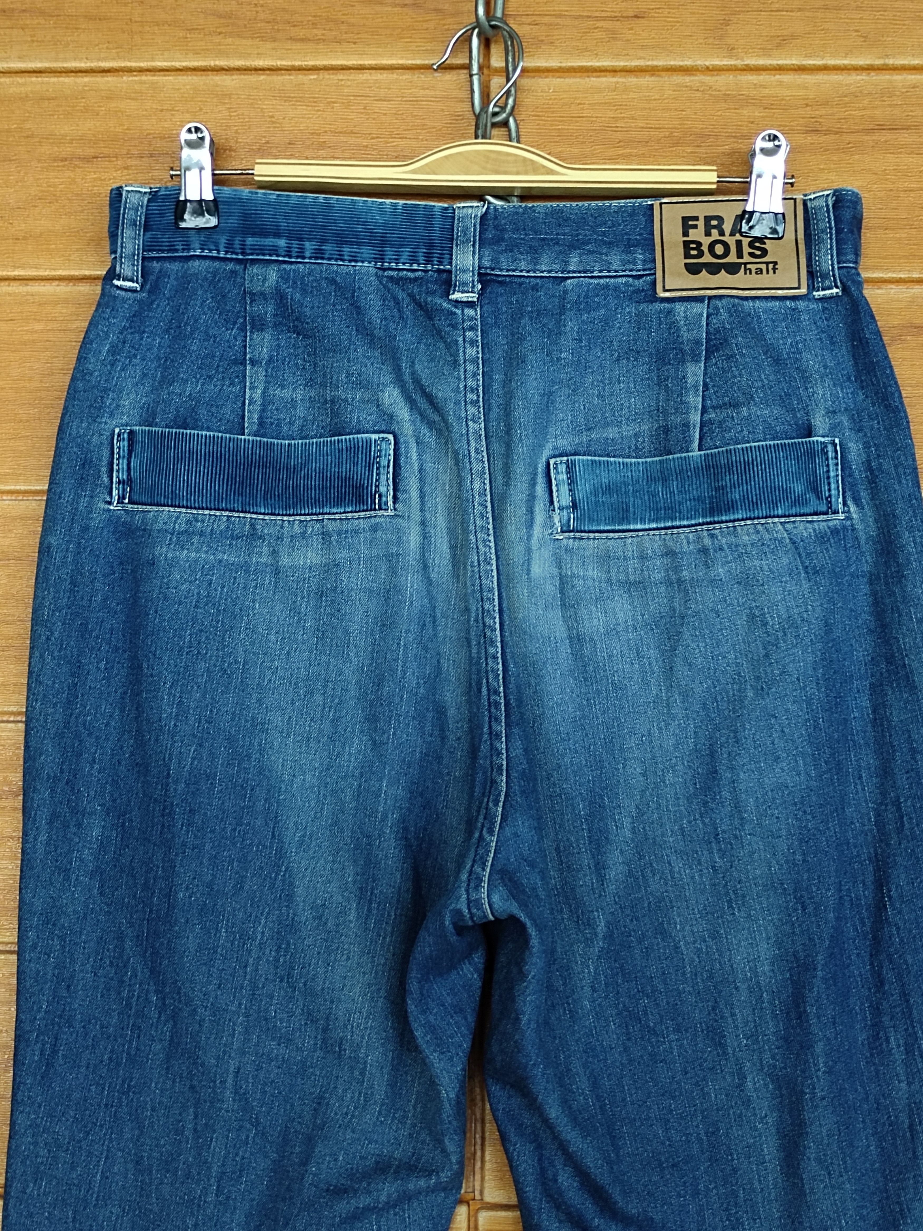 Frapbois Frapbois Patchwork Knee Drop Crotch Denim Pants Size US 30 / EU 46 - 11 Thumbnail