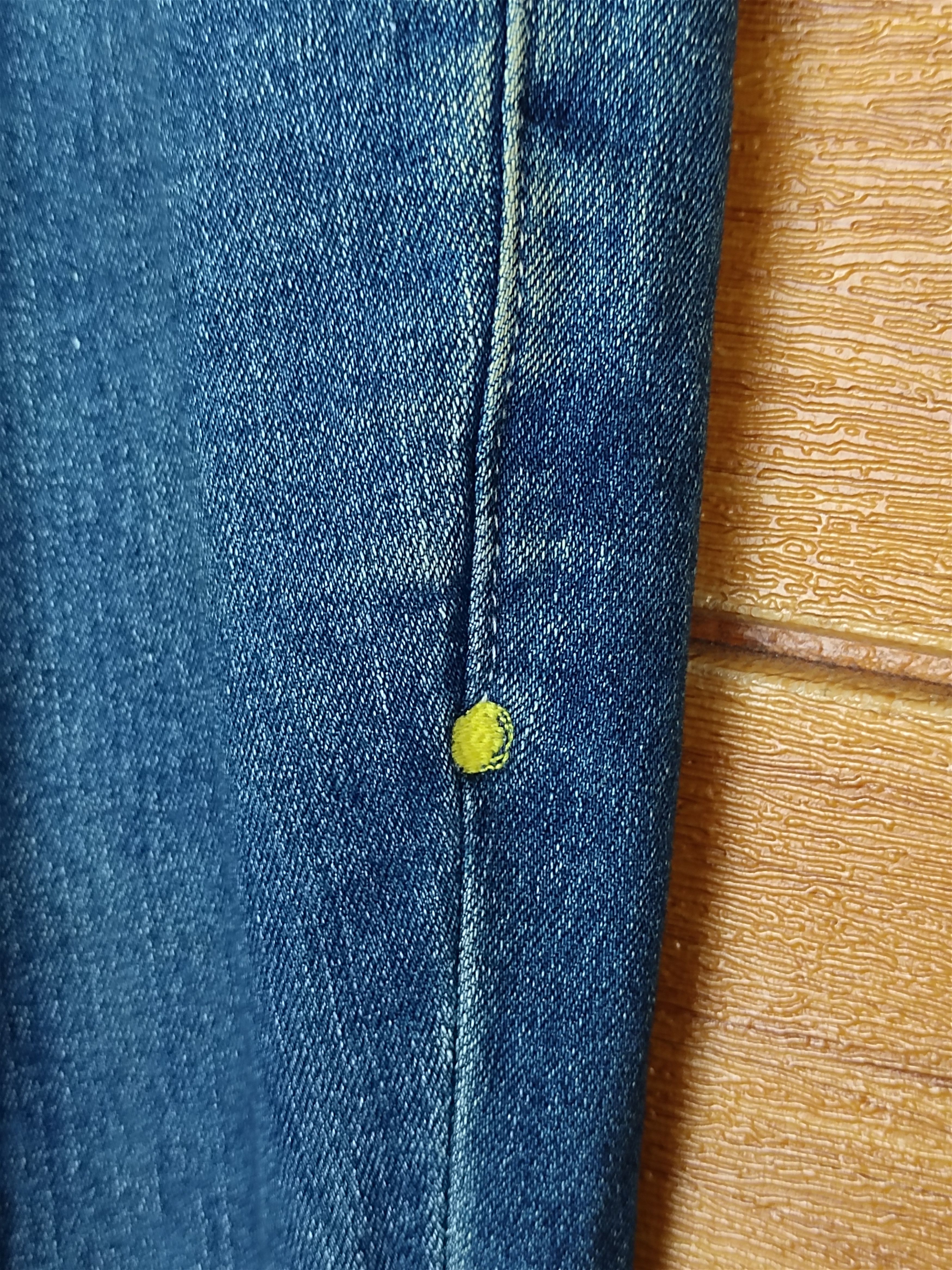 Frapbois Frapbois Patchwork Knee Drop Crotch Denim Pants Size US 30 / EU 46 - 10 Thumbnail