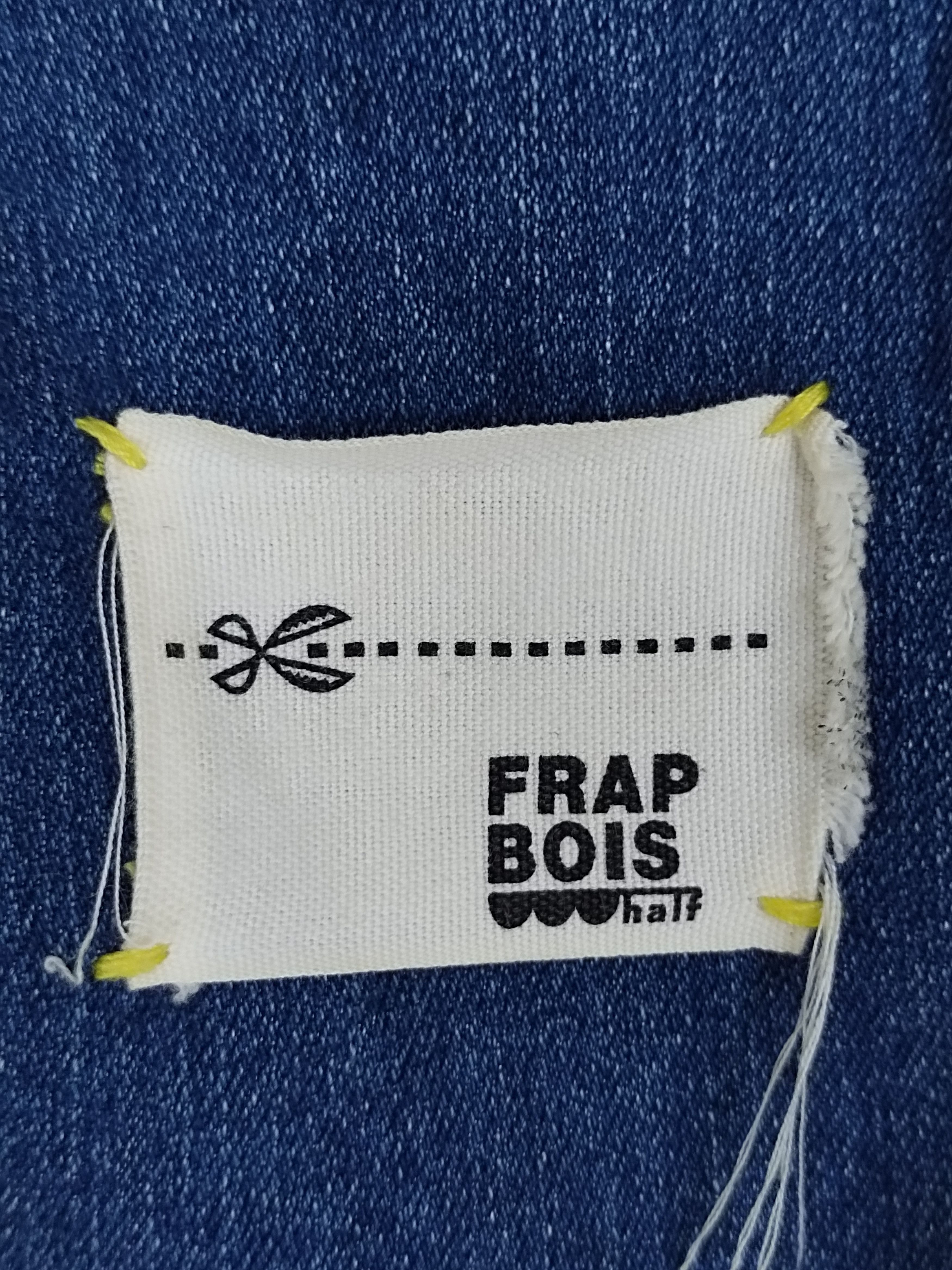 Frapbois Frapbois Patchwork Knee Drop Crotch Denim Pants Size US 30 / EU 46 - 5 Thumbnail