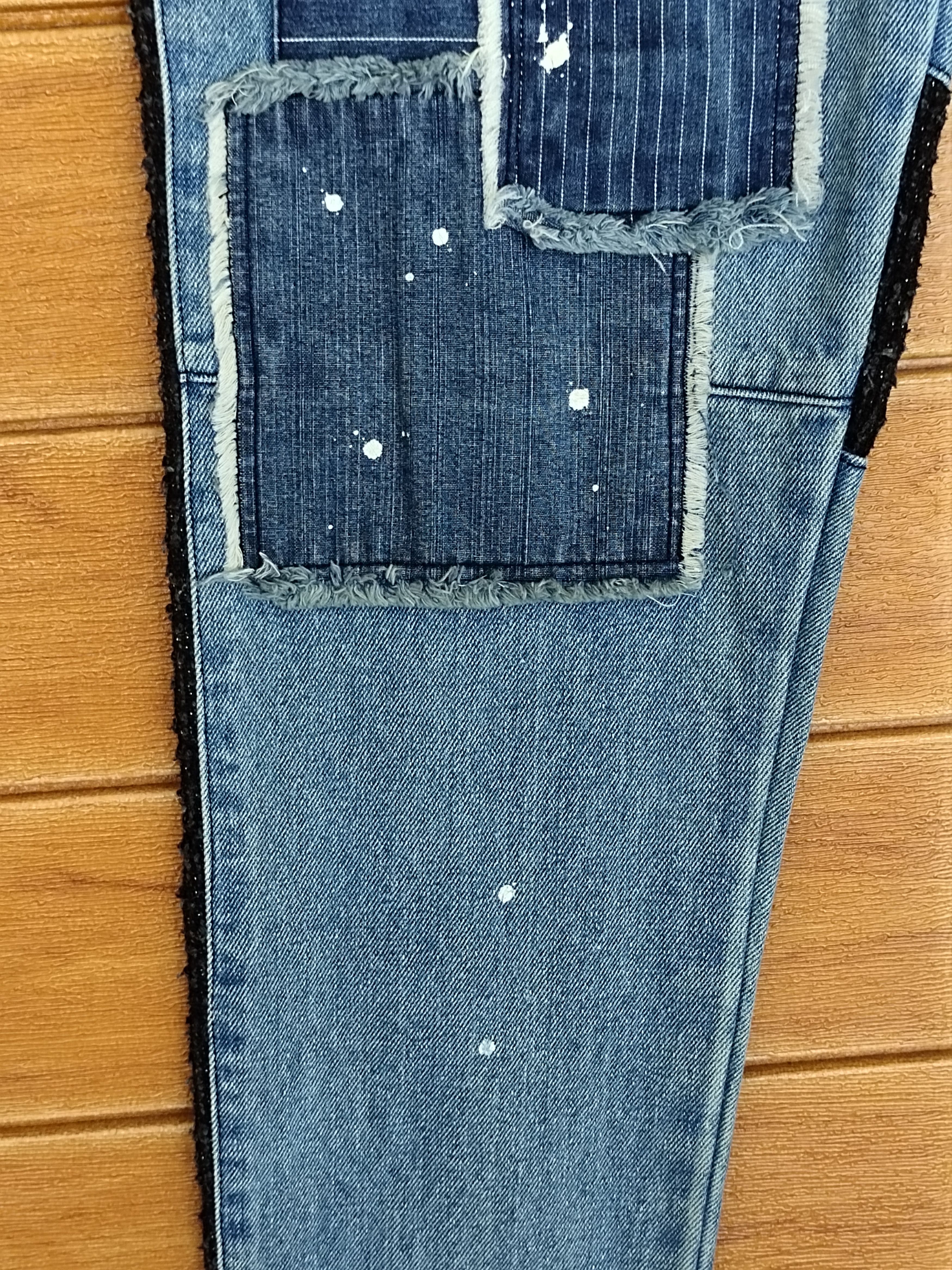 Kapital Koharu Japan Reworked Denim Pants Drawstring Size US 32 / EU 48 - 7 Thumbnail