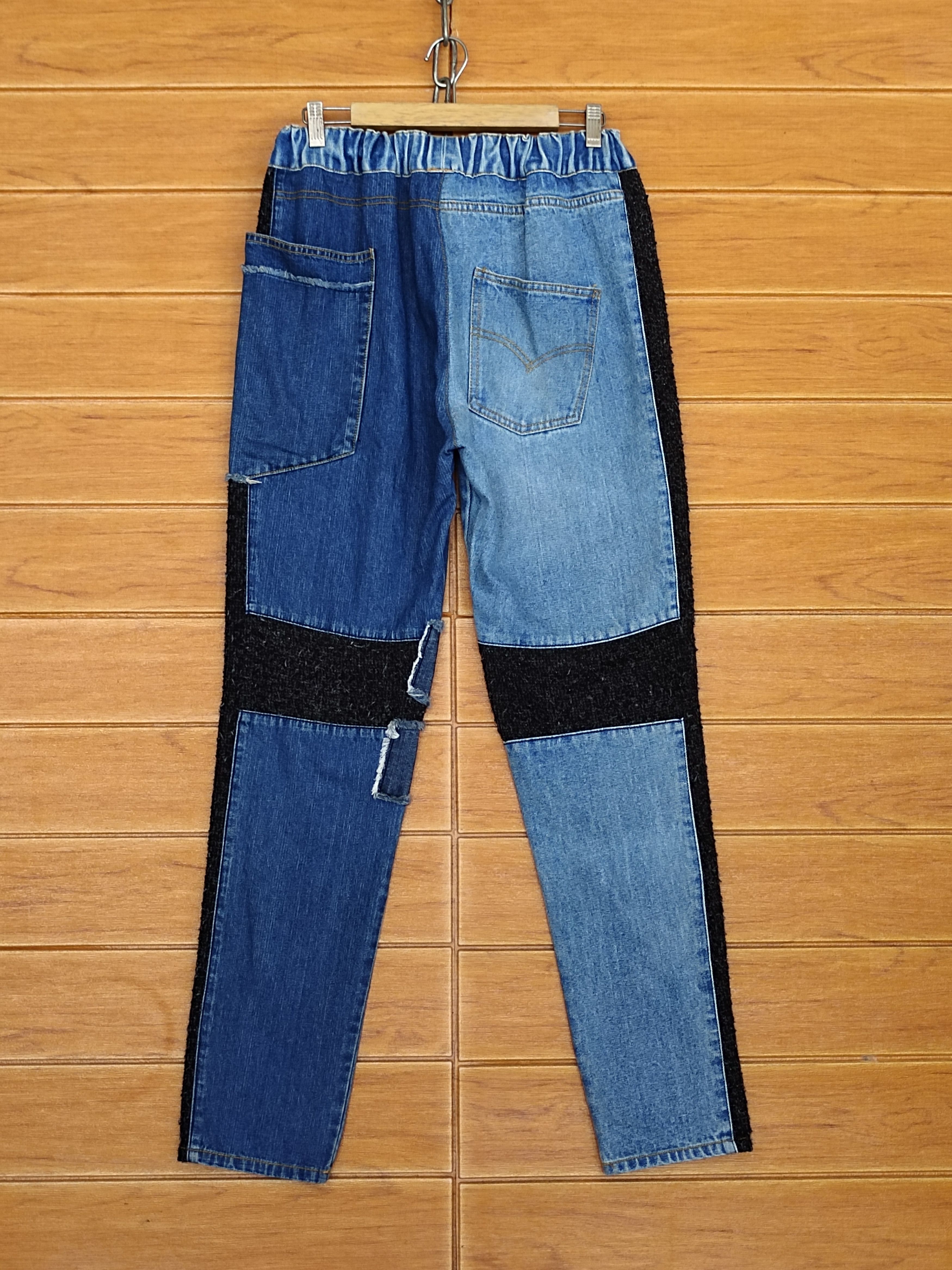 Kapital Koharu Japan Reworked Denim Pants Drawstring Size US 32 / EU 48 - 10 Thumbnail