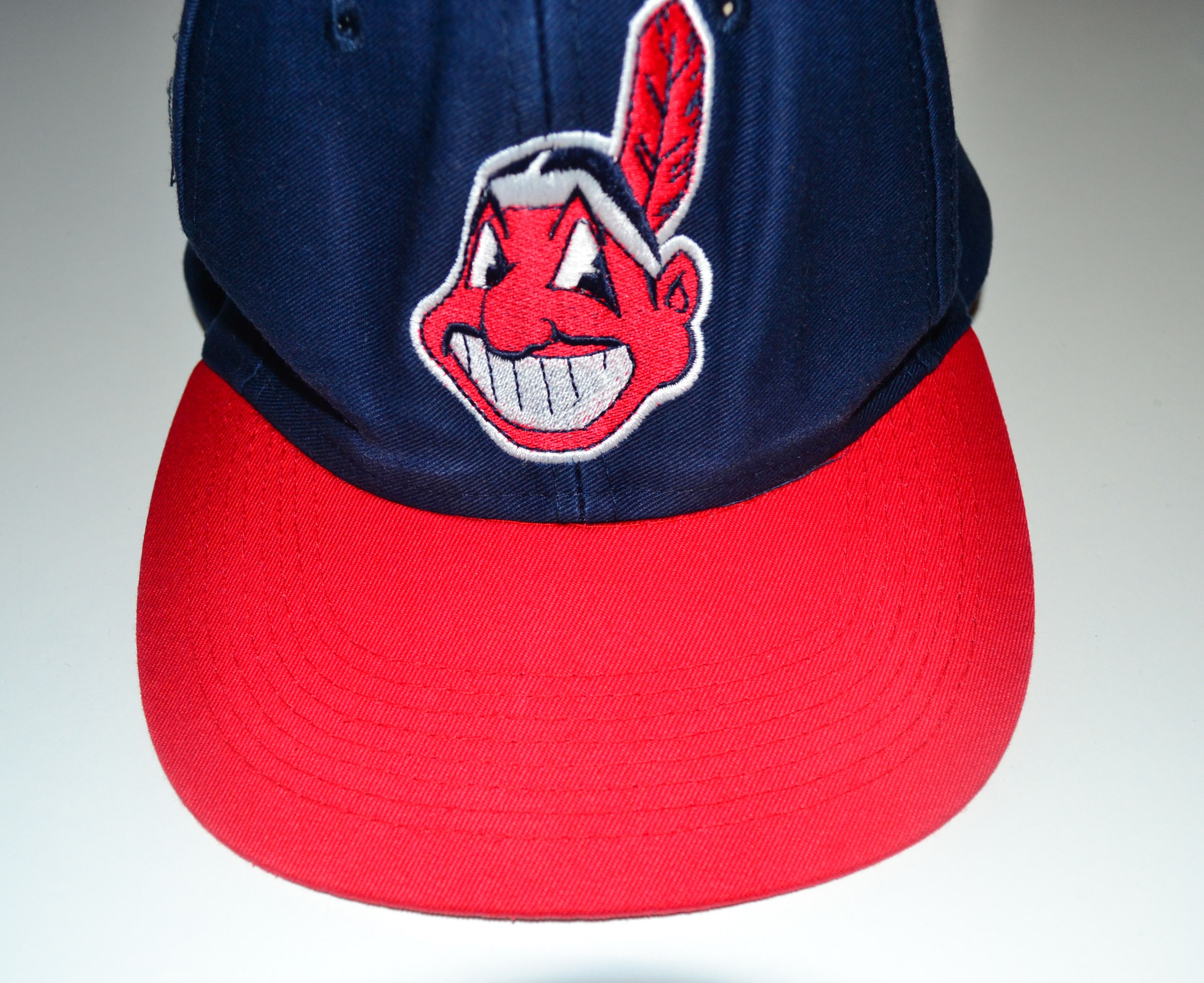 Logo 7 Vintage Cleveland Indians Snapback 7 Logo MLB Size ONE SIZE - 2 Thumbnail